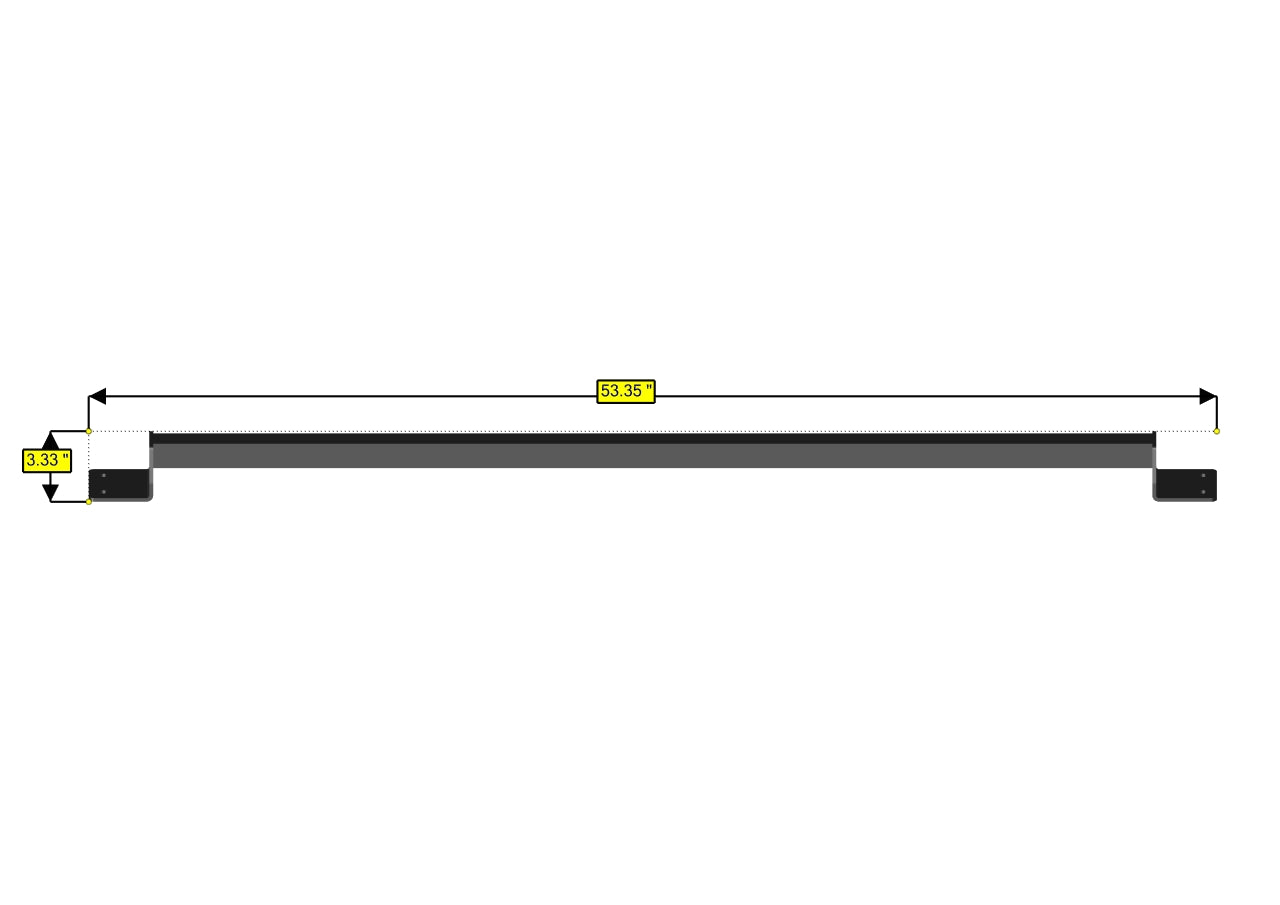 RB Components Sprinter Solar Roof Bar - High-Roof Mount
