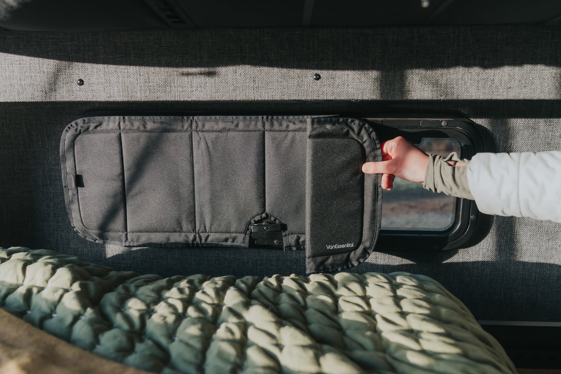 VanEssential Bunk Window Cover - CRL - Insulated Blackout