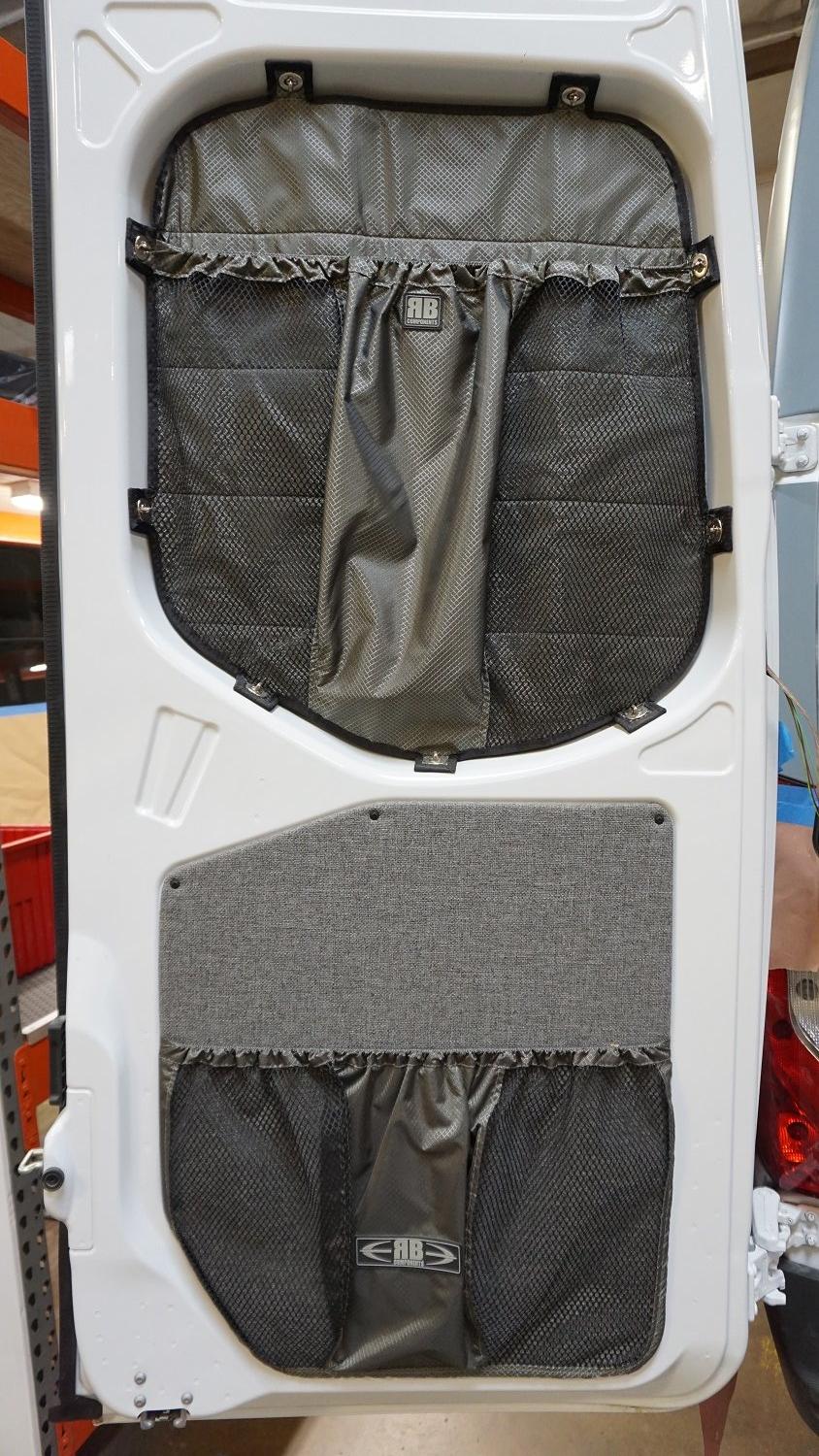 RB Components 2019+ Sprinter Rear Window Bag - Privacy Storage