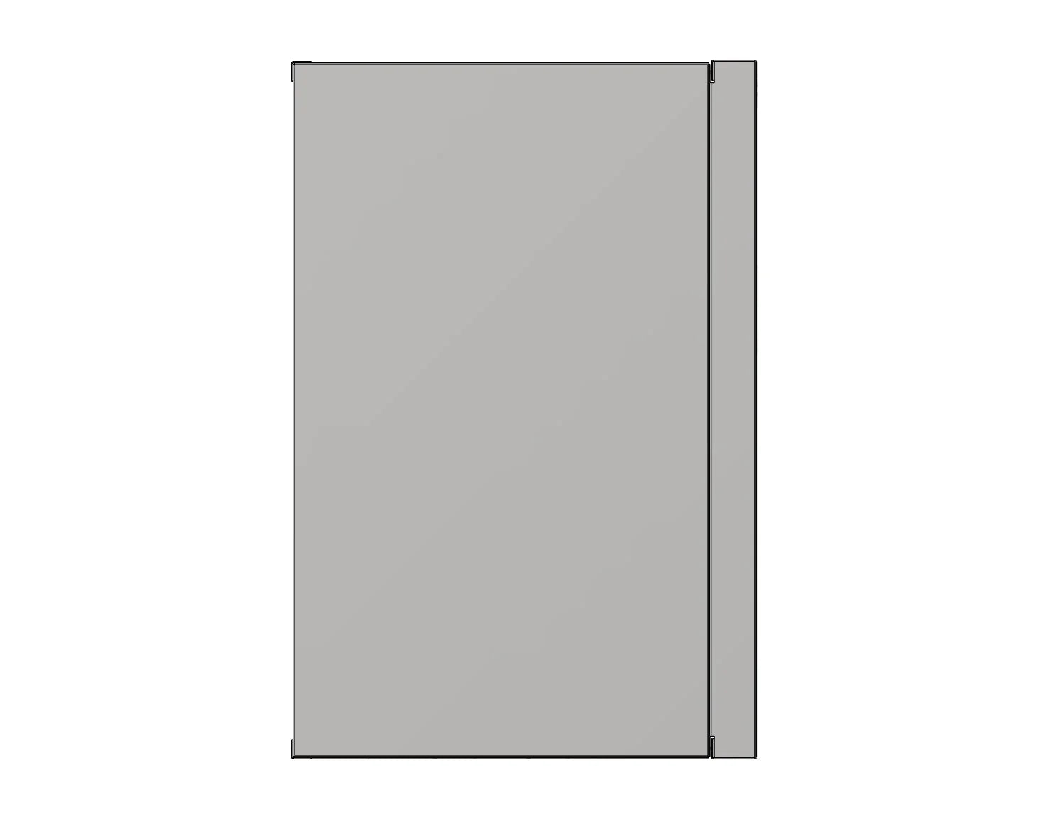 RB Components 24-Inch Norcold Fridge Cabinet - Compact Base