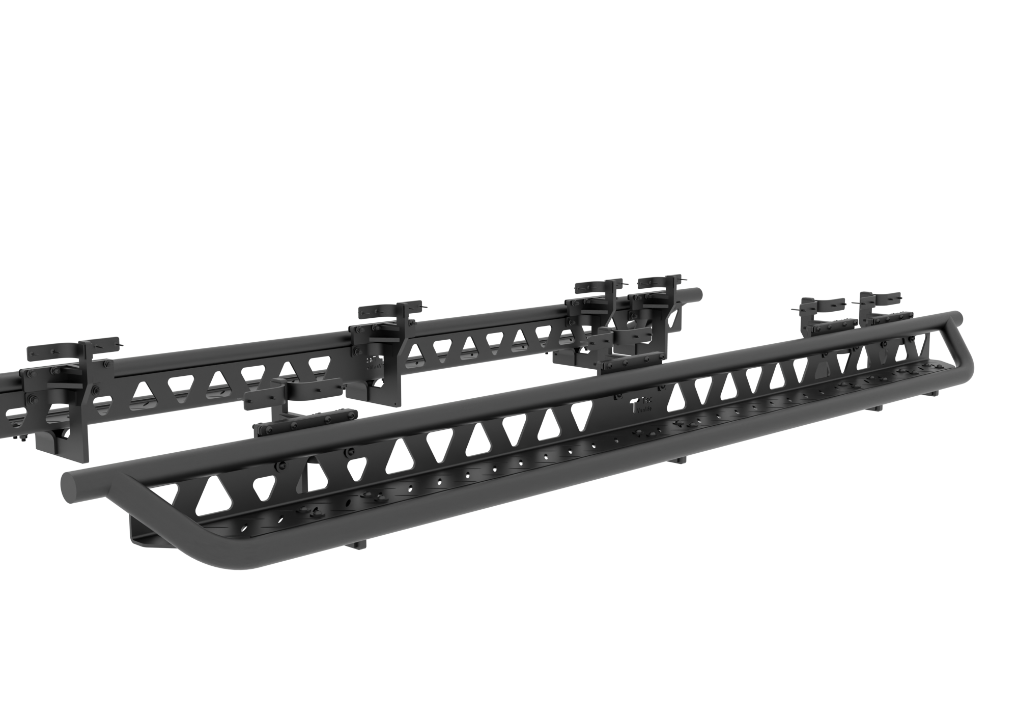 Tec Vanlife Sprinter Full-Length Running Boards - Continuous Step