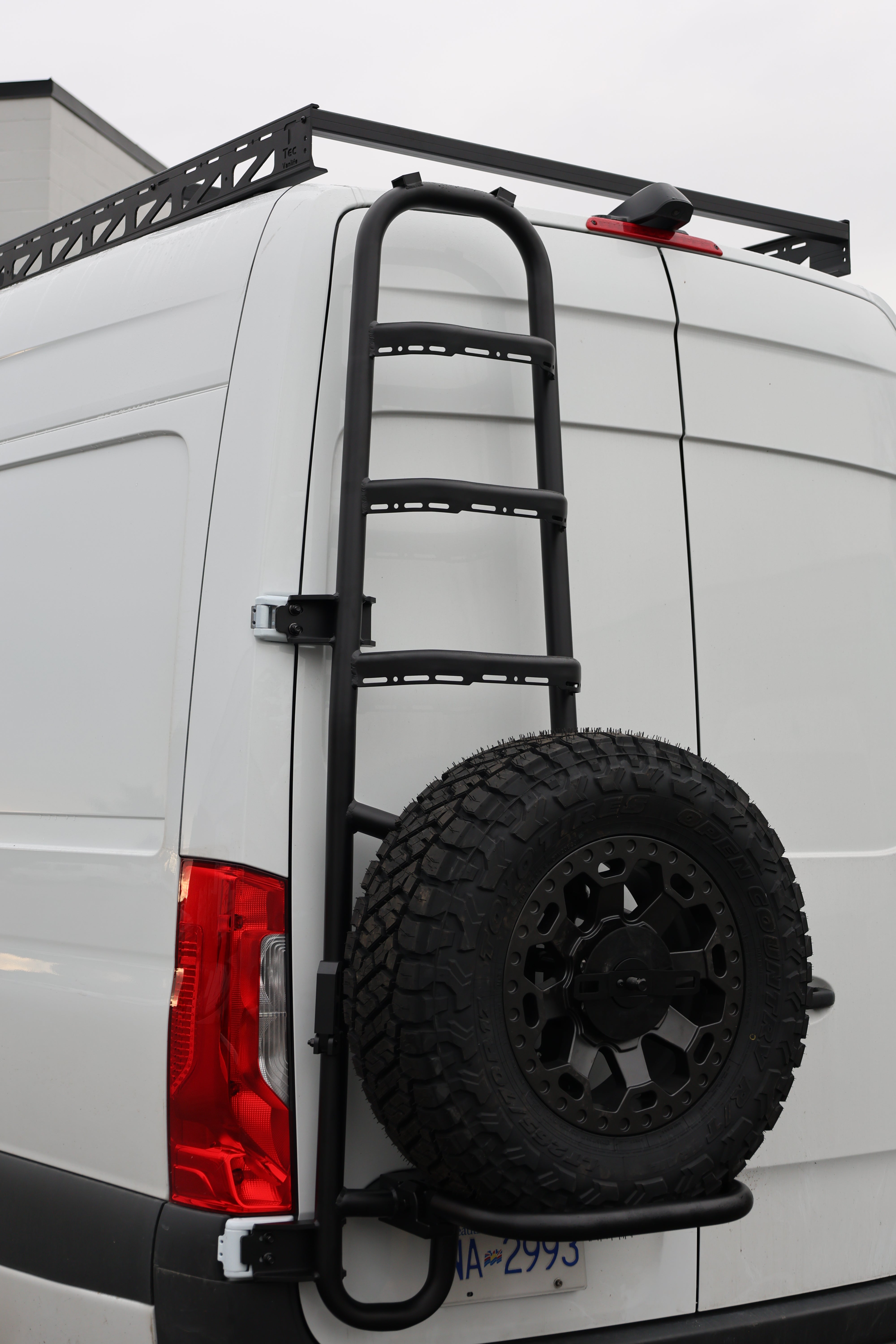 Tec Vanlife 2019+ Sprinter Tire Ladder - Two-in-One Access