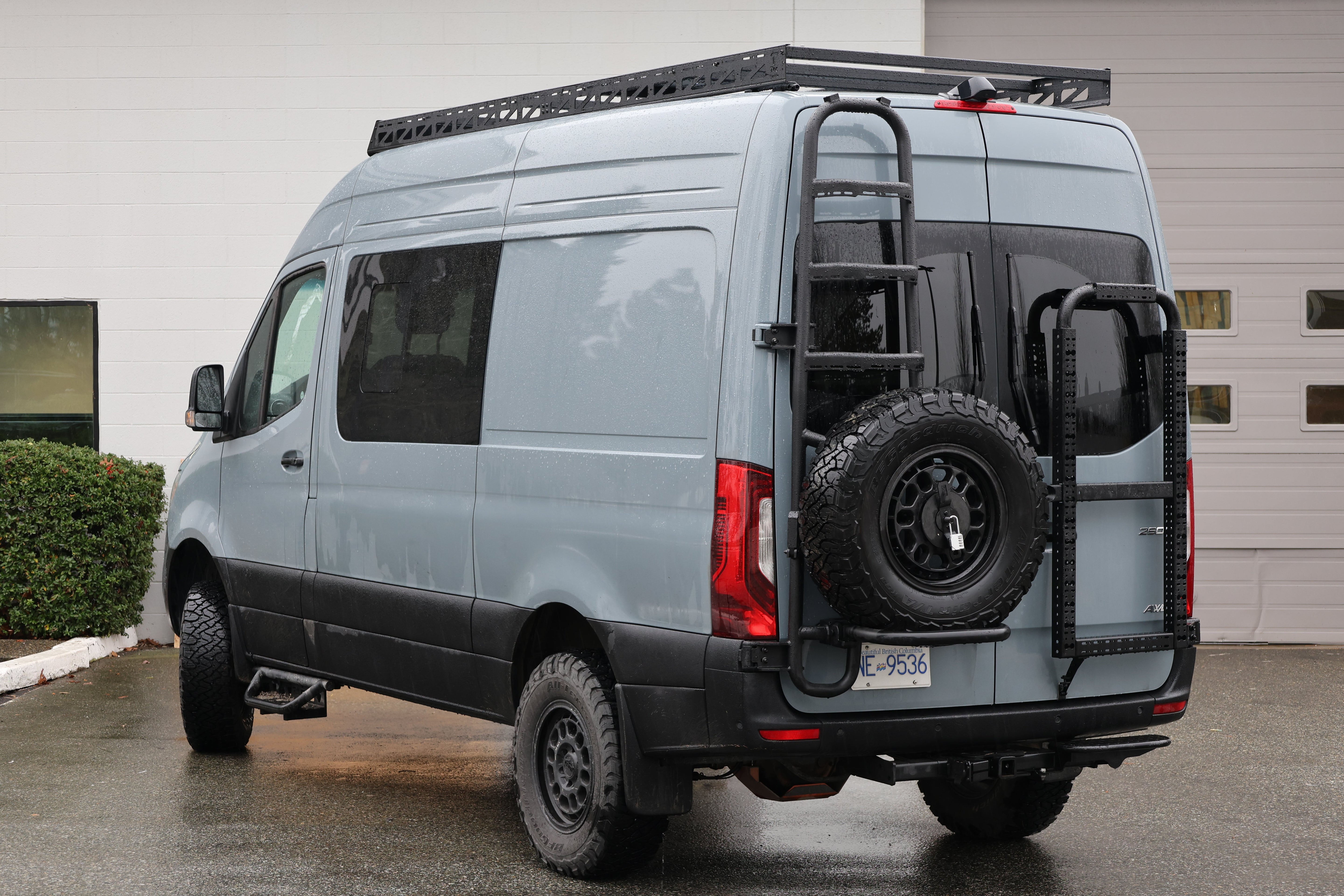Tec Vanlife 2019+ Sprinter Tire Ladder - Two-in-One Access