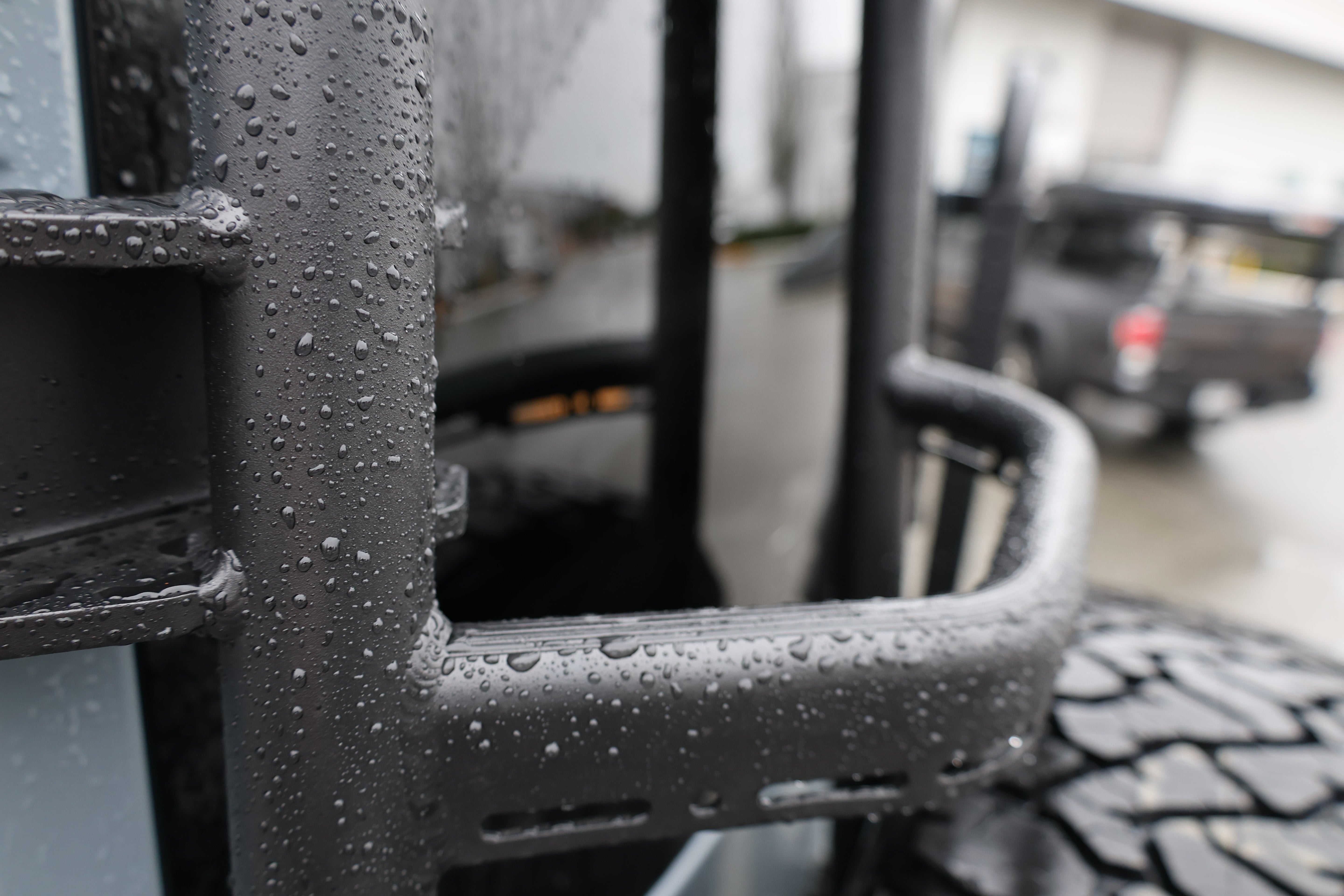 Tec Vanlife 2019+ Sprinter Tire Ladder - Two-in-One Access