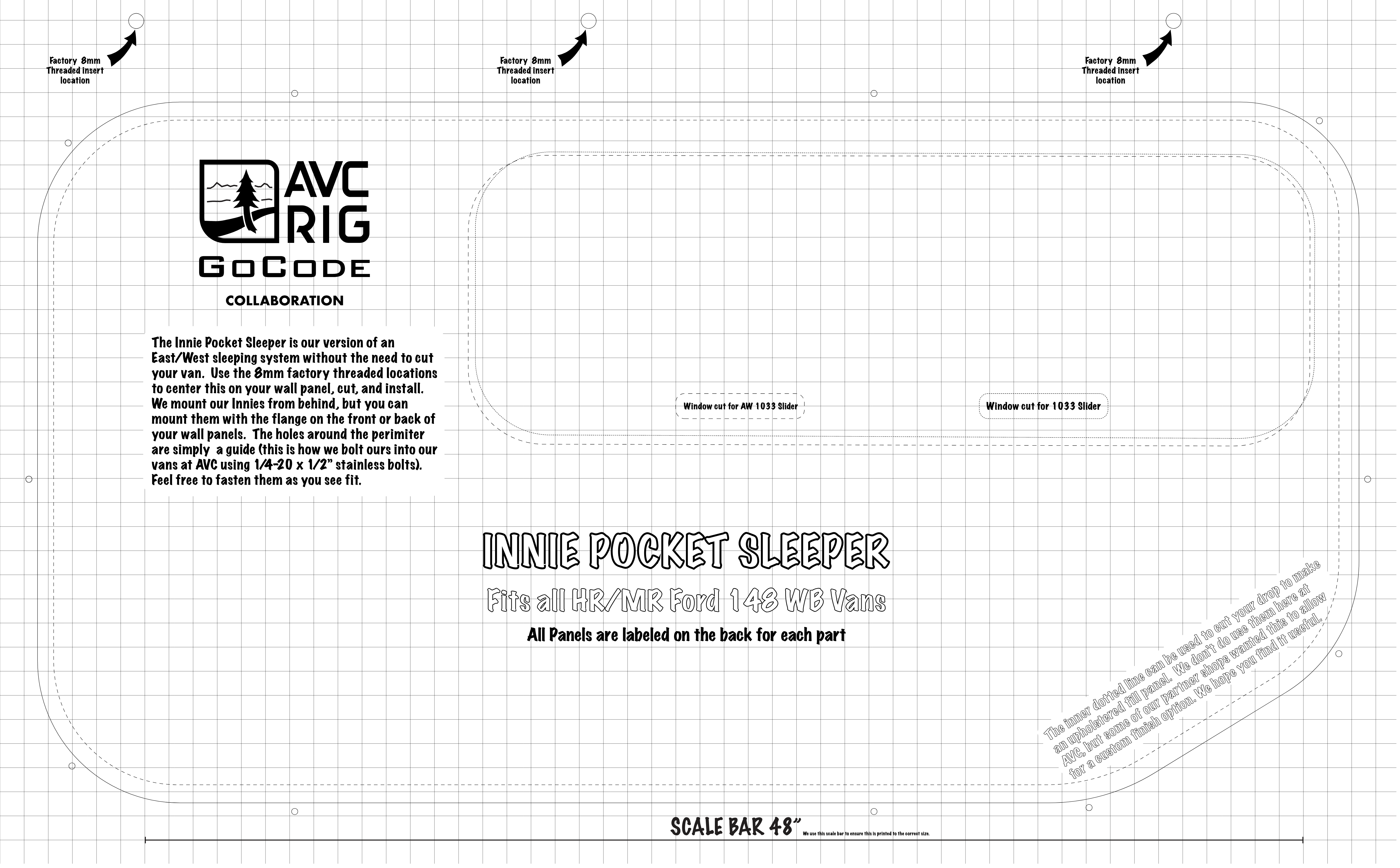 GO CODE TRANSIT INNIE POCKET SLEEPER PAIR