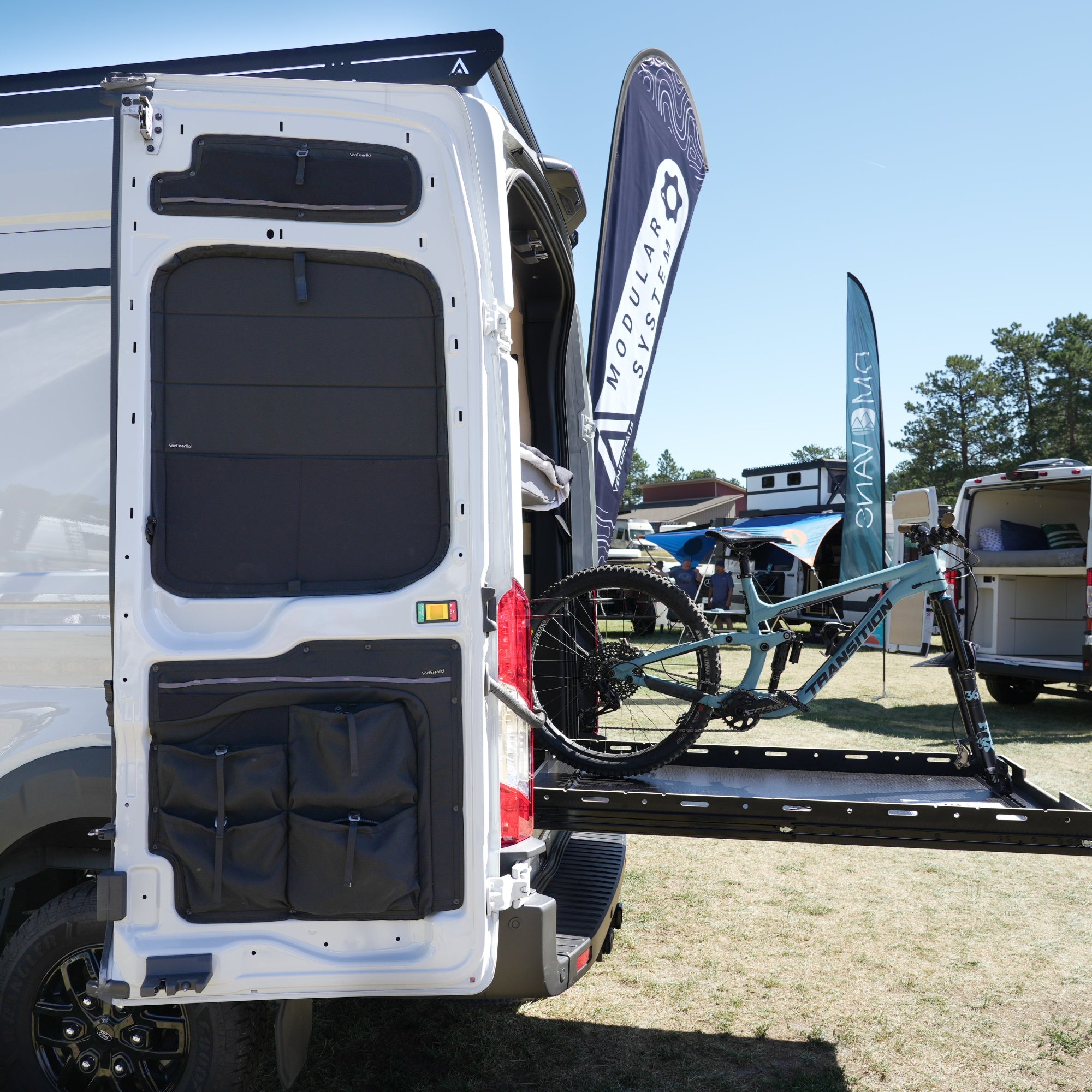 VanEssential Transit Insulated Front Door Magnetic Window Covers