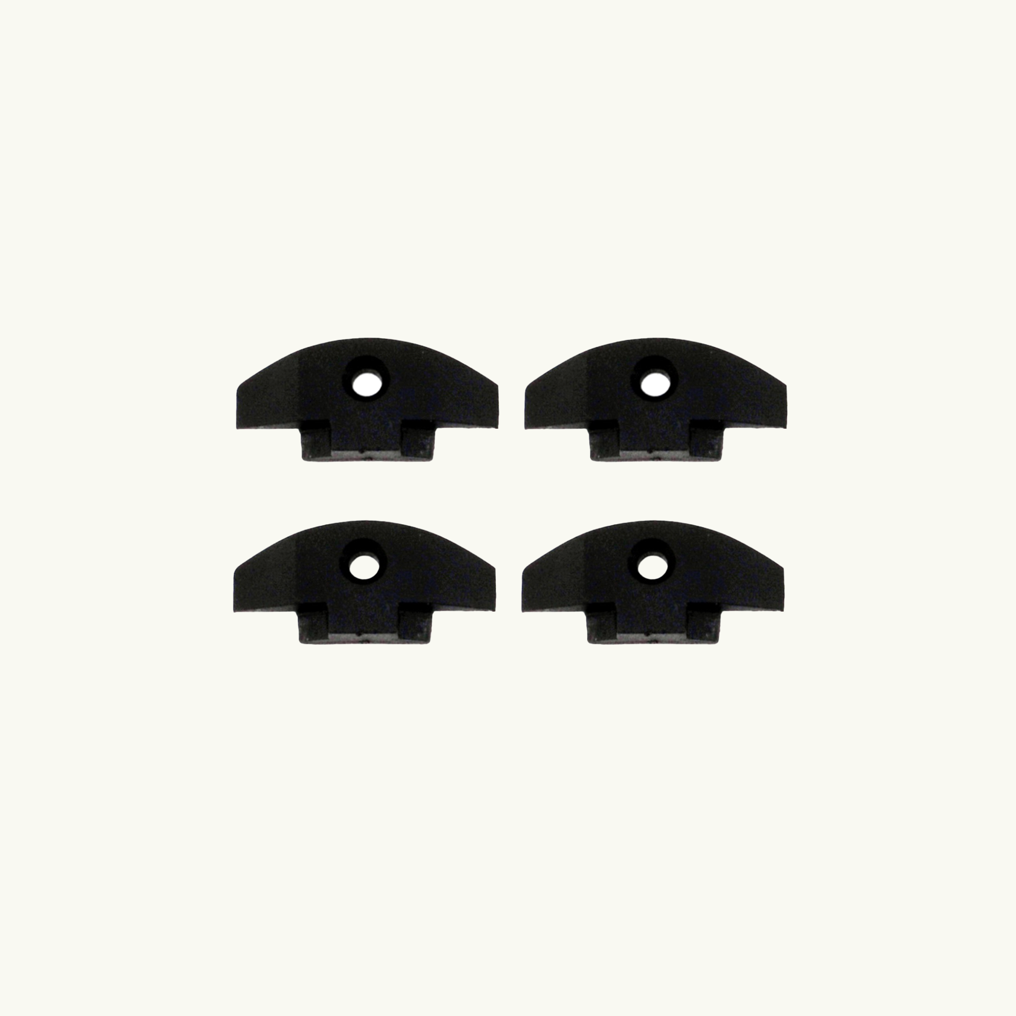 VanEssential Venture L-Track Recessed End Caps (4 Pack) - Adjustable L-Track Hardware