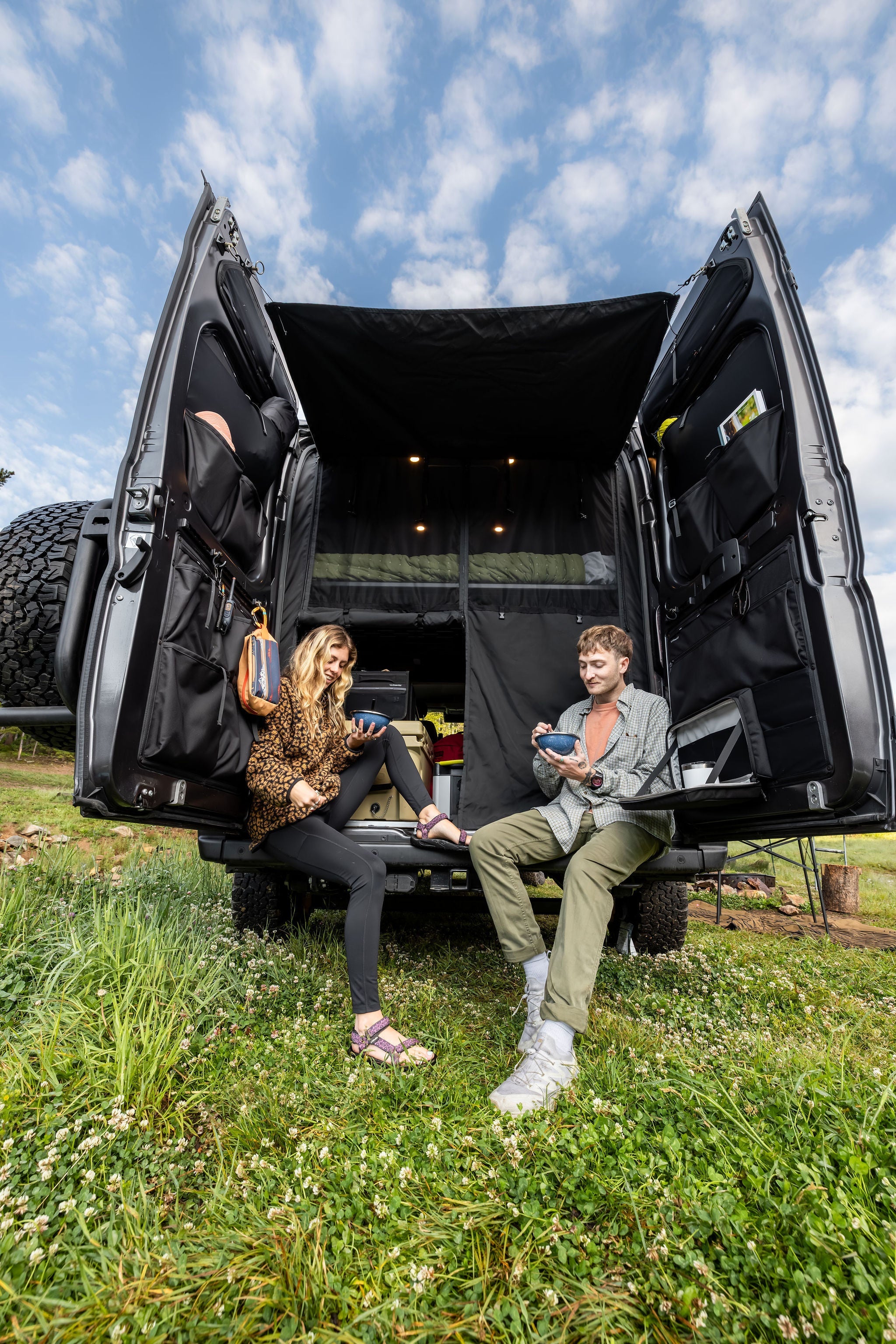 VanEssential Ram Promaster Lower Rear Door Storage Panels (Rear) - Rear-Door Organization