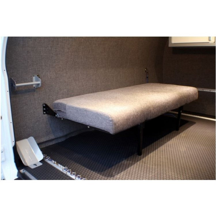 RB Components 76-Inch Folding Bench - Charcoal Cloth