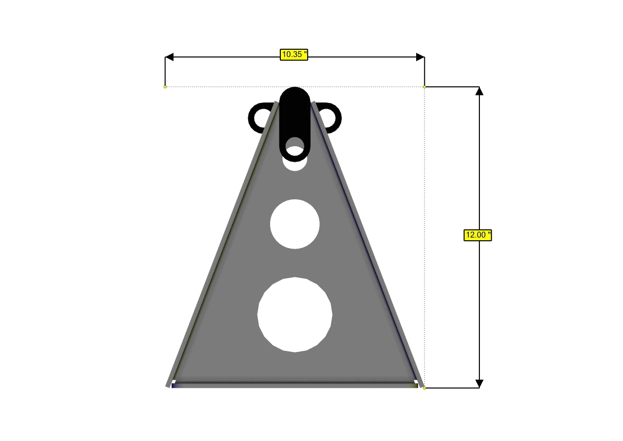 RB Components Sprinter High-Roof Bar - 12-Inch Lift