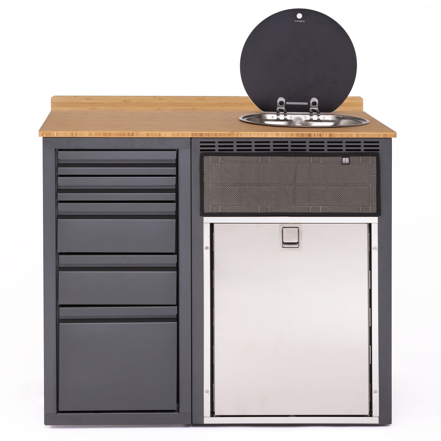 RB Components 42-Inch Isotherm 85 Galley - Drawer System