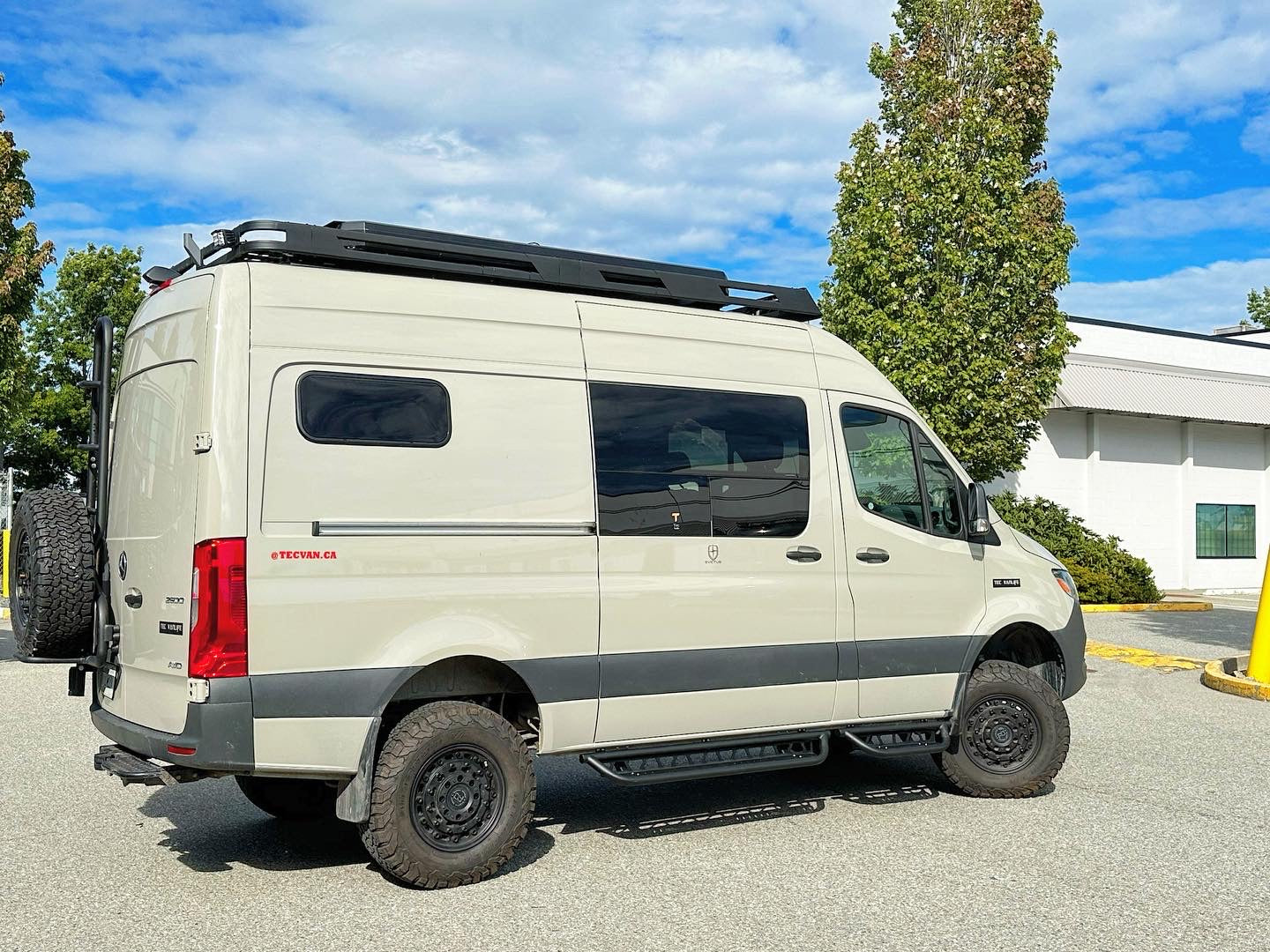 Tec Vanlife Sprinter Running Boards - Modular Drop-Down