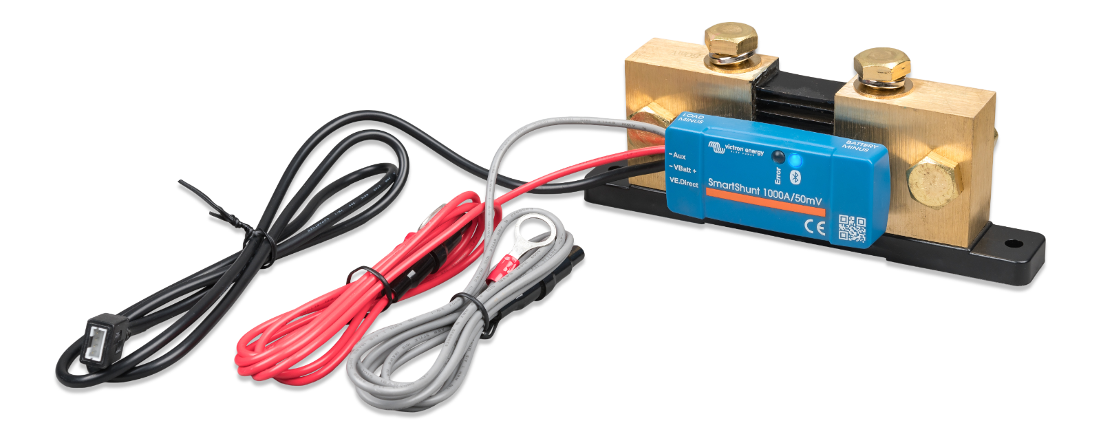 Victron SHU065220050 SmartShunt 2000A/50mV IP65 Bluetooth Smart Shunt - Battery Monitoring