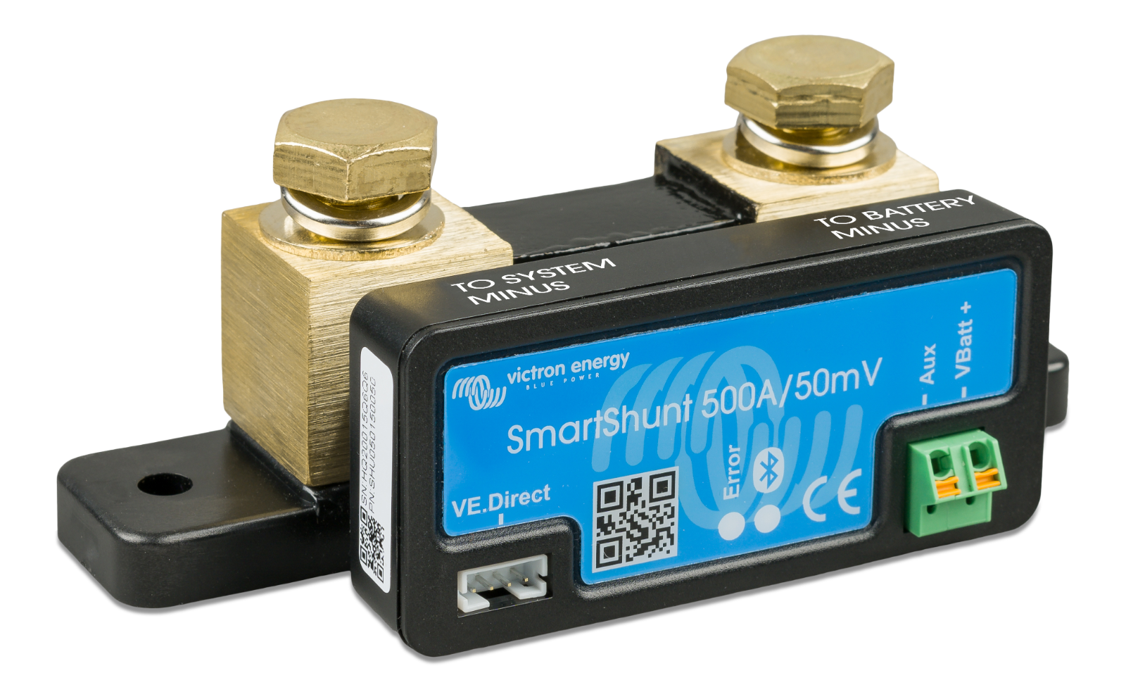 Victron SHU050150050 SmartShunt 500A Battery Monitor IP21 Smart Shunt Bluetooth - Battery Monitoring