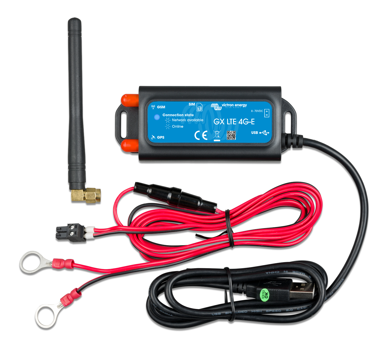 Victron GSM100200400 GX LTE 4G-A - System Monitoring