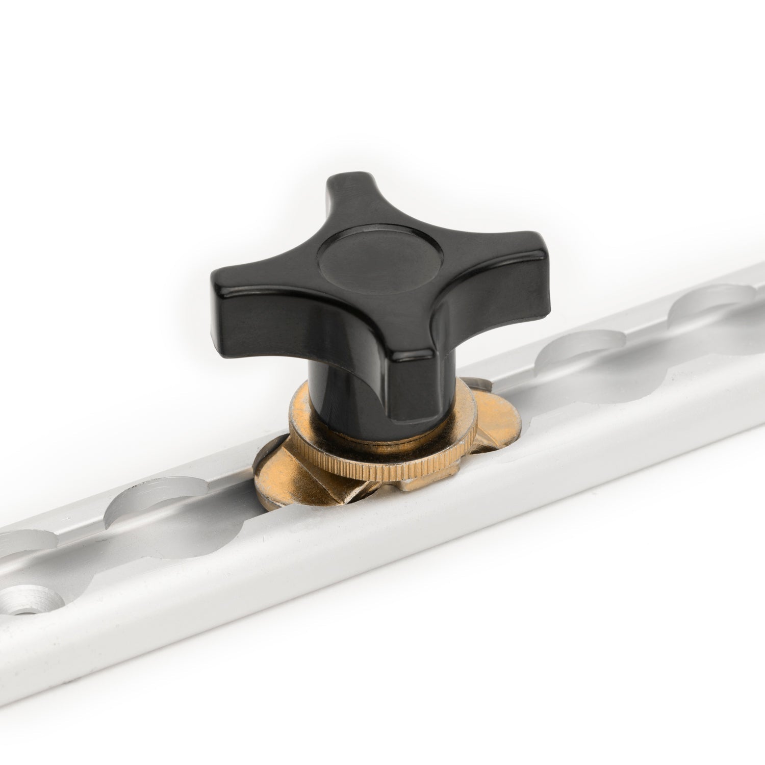 RB Components Threaded Four-Arm Knob - Quick L-Track Clamp