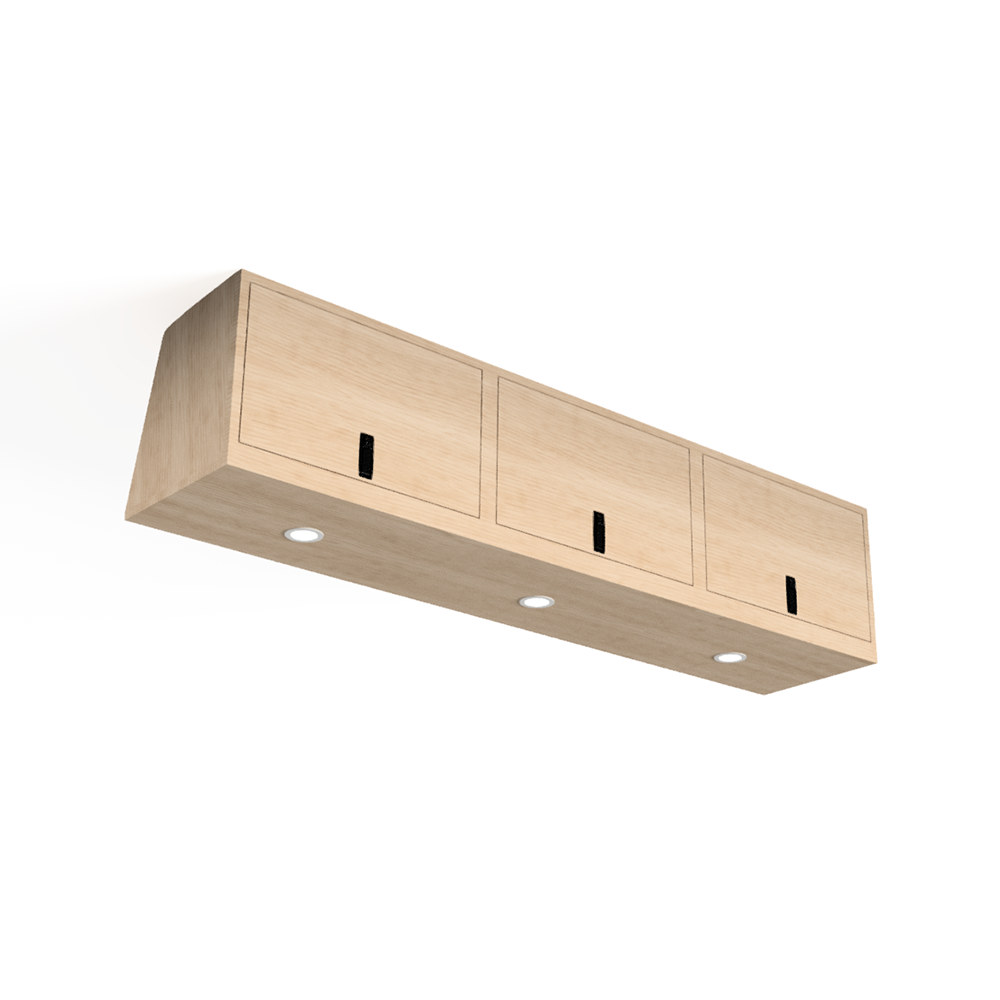 SERG SUPPLY LOW-PROFILE SQUARED OVERHEAD VAN CABINET