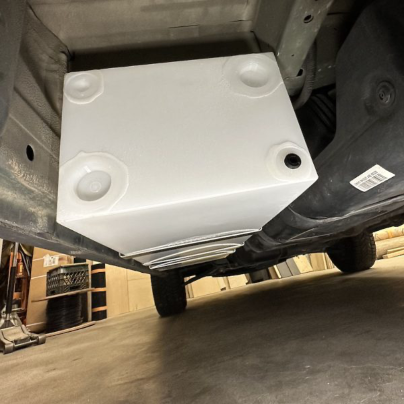NORTHWEST CONVERSIONS TRANSIT 20-GALLON UNDERCARRIAGE WATER TANK (DRIVER SIDE) - 2015+