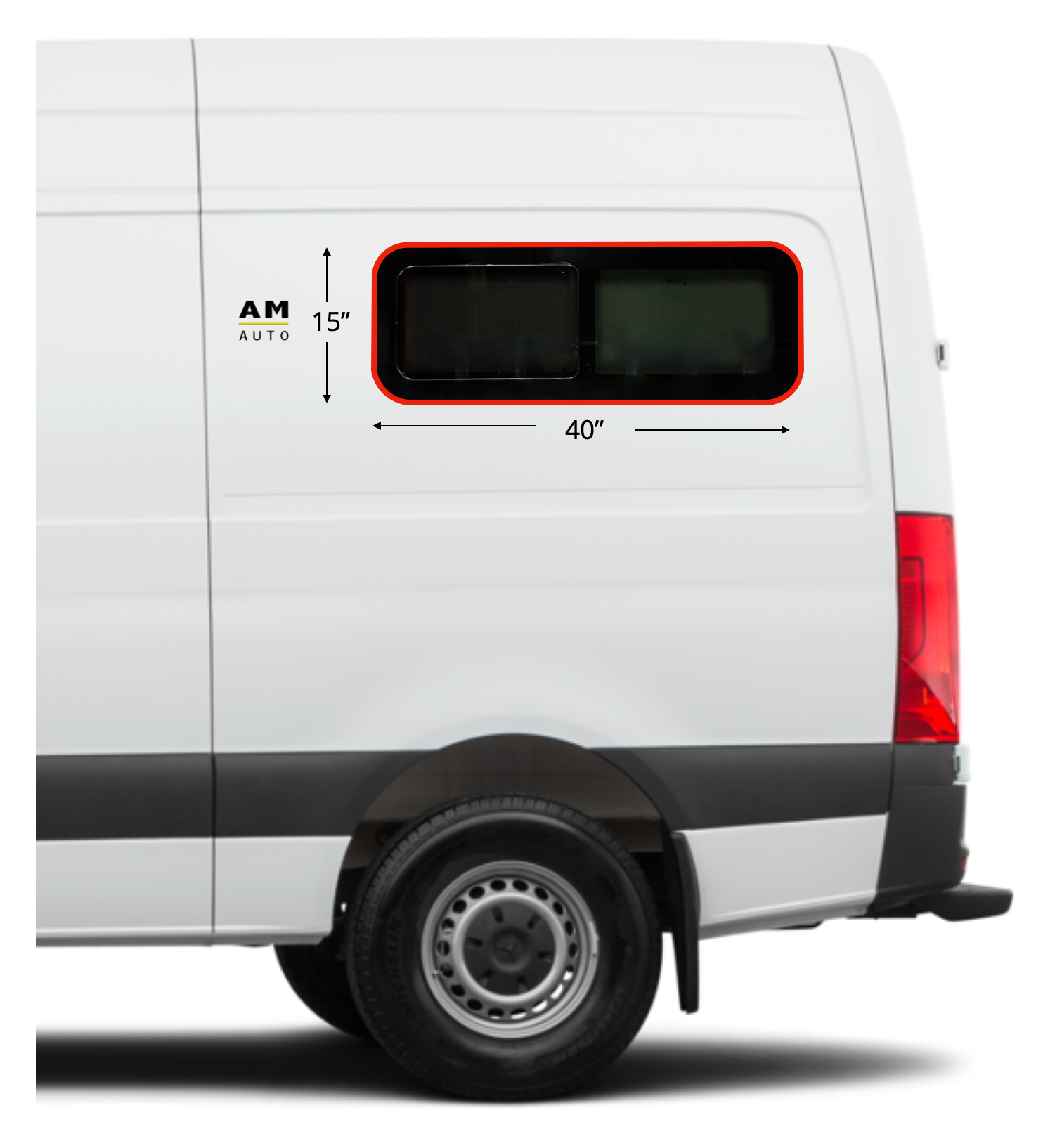 VanEssential Bunk Window Cover - AM AUTO (AMA) - Insulated Blackout