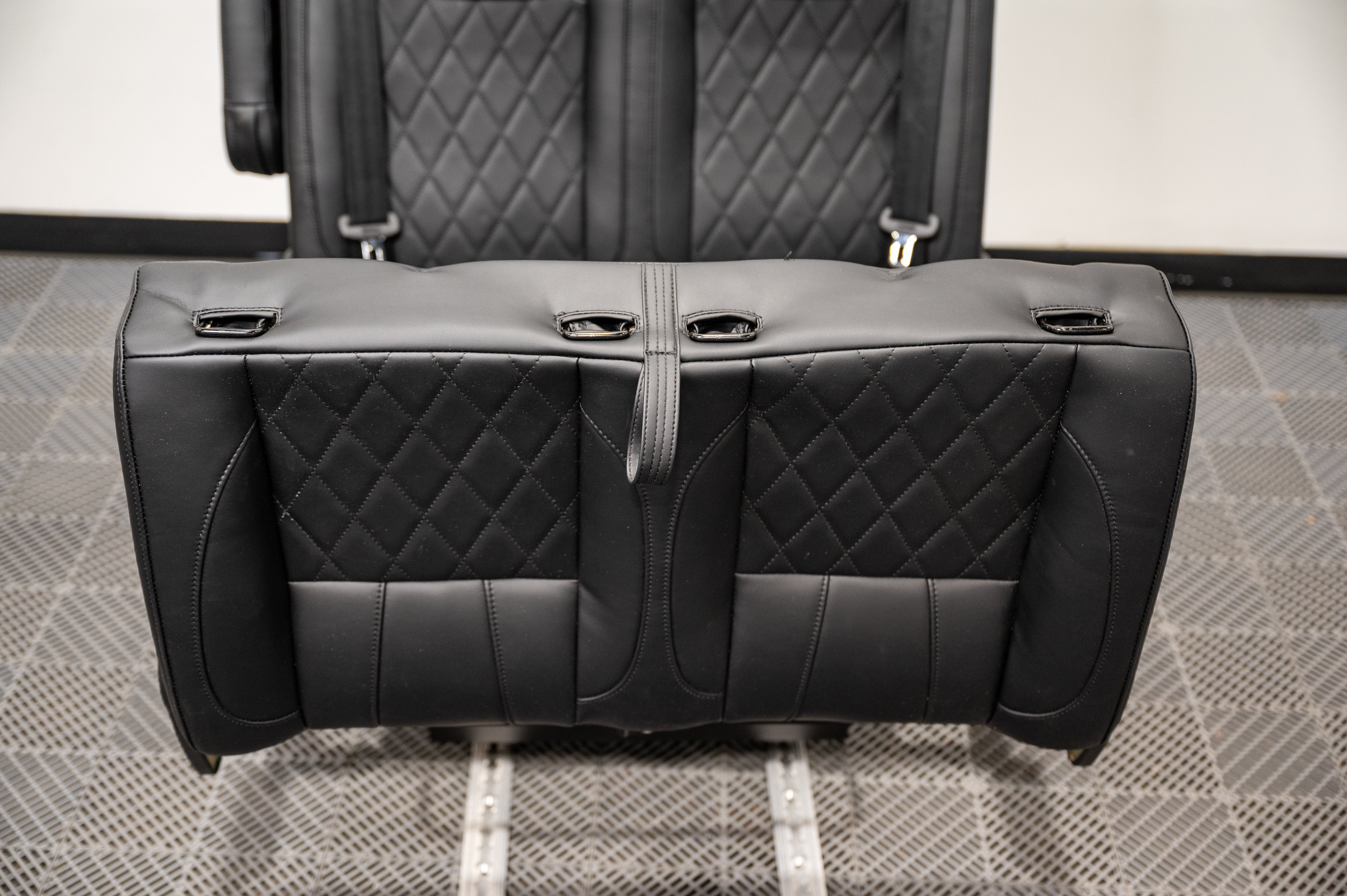 Alpine Van Works Dual-Fold Double Bench-to-Bed Seat - Flexible Seating