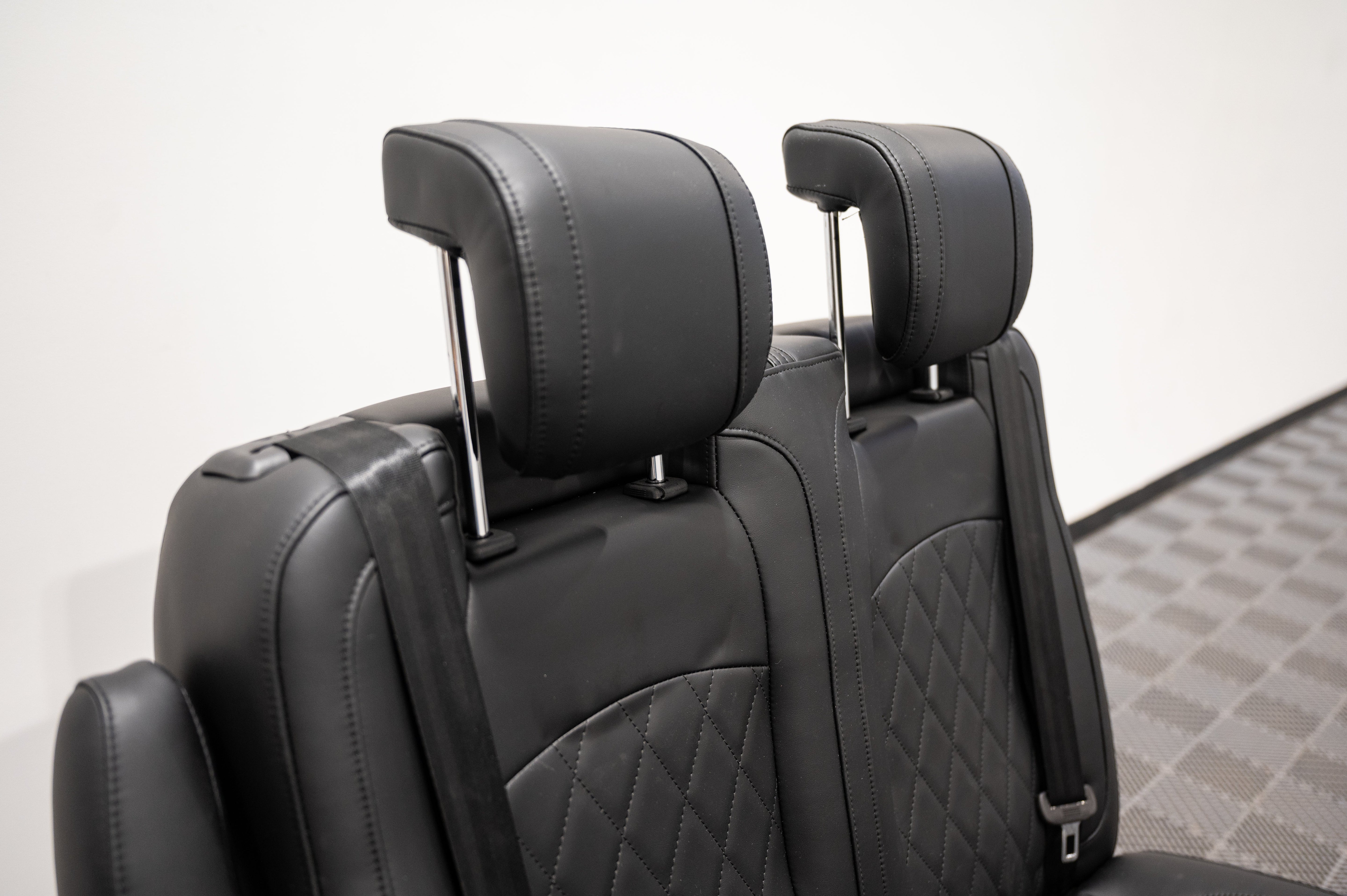 Alpine Van Works Dual-Fold Double Bench-to-Bed Seat - Flexible Seating