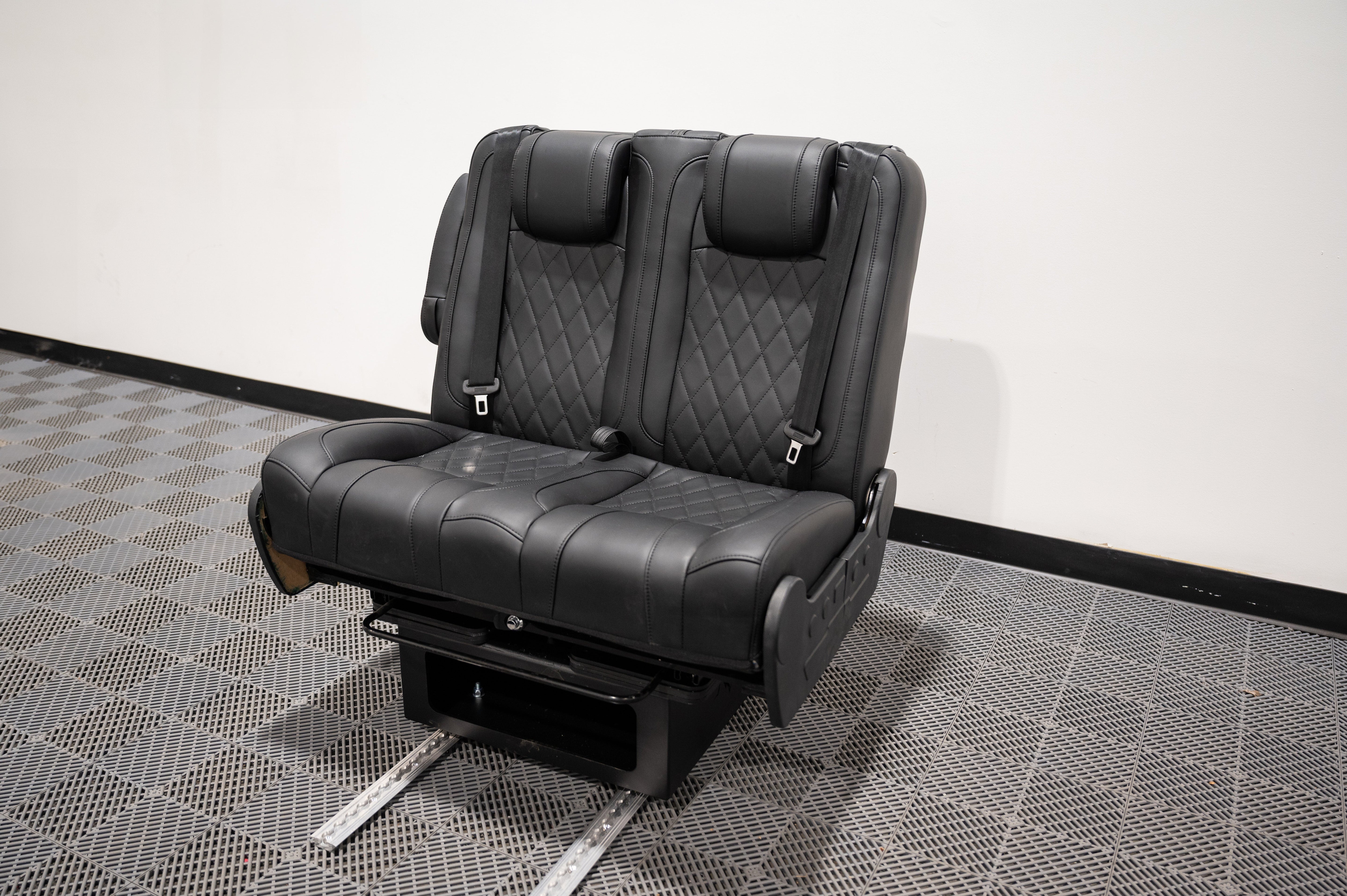 Alpine Van Works Dual-Fold Double Bench-to-Bed Seat - Flexible Seating