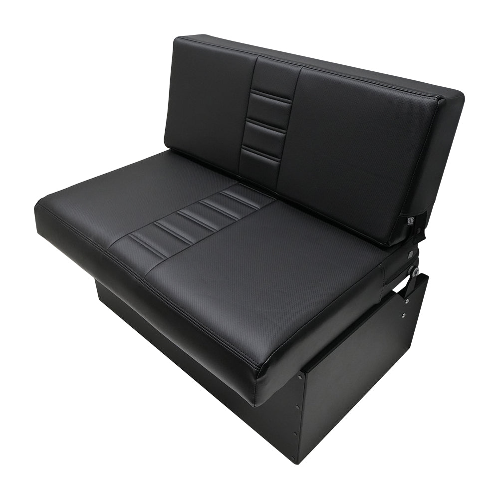 RB Components 34-Inch Folding Bench - Carbon Fiber Vinyl