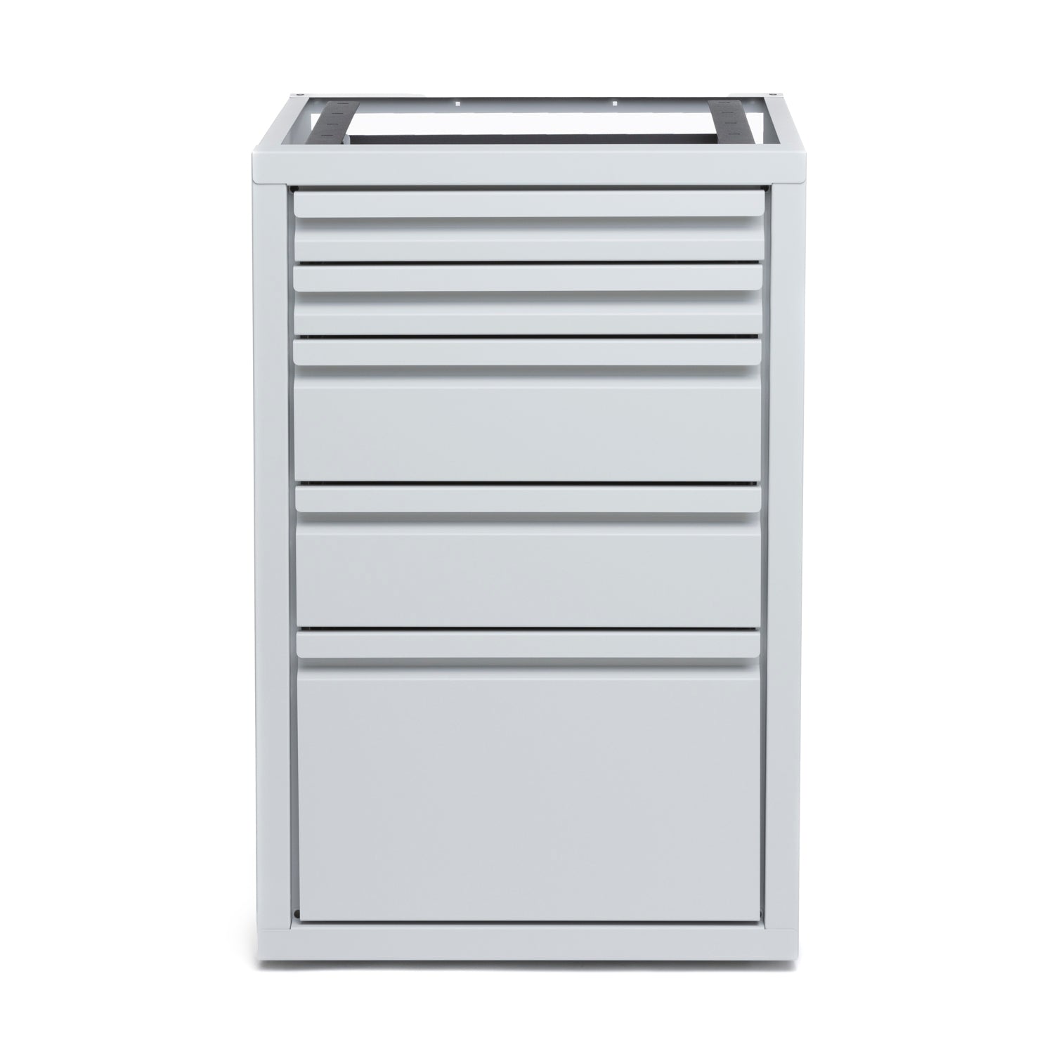 RB Components 24-Inch Drawer Cabinet - Five-Drawer Storage