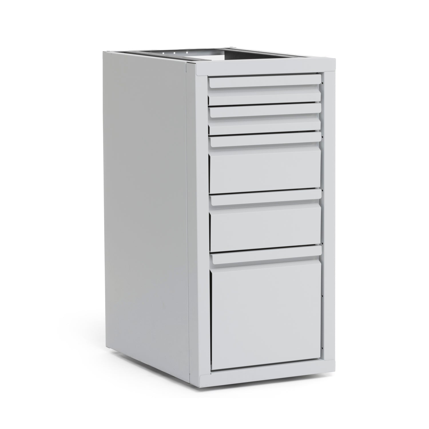 RB Components 18-Inch Drawer Cabinet - Five-Drawer Storage