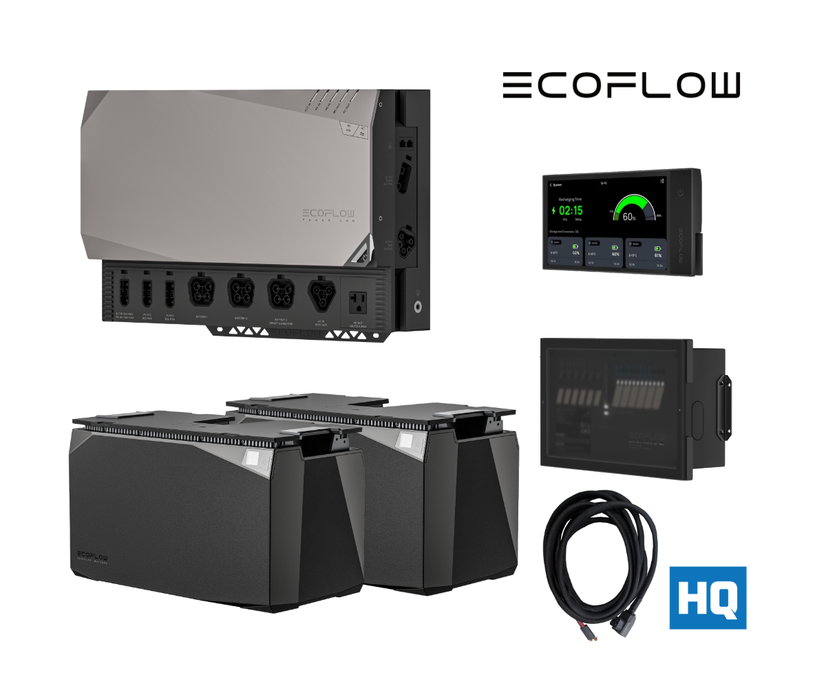 3.6 kW EcoFlow Power Kit (10 kWh) - Integrated 48V Power