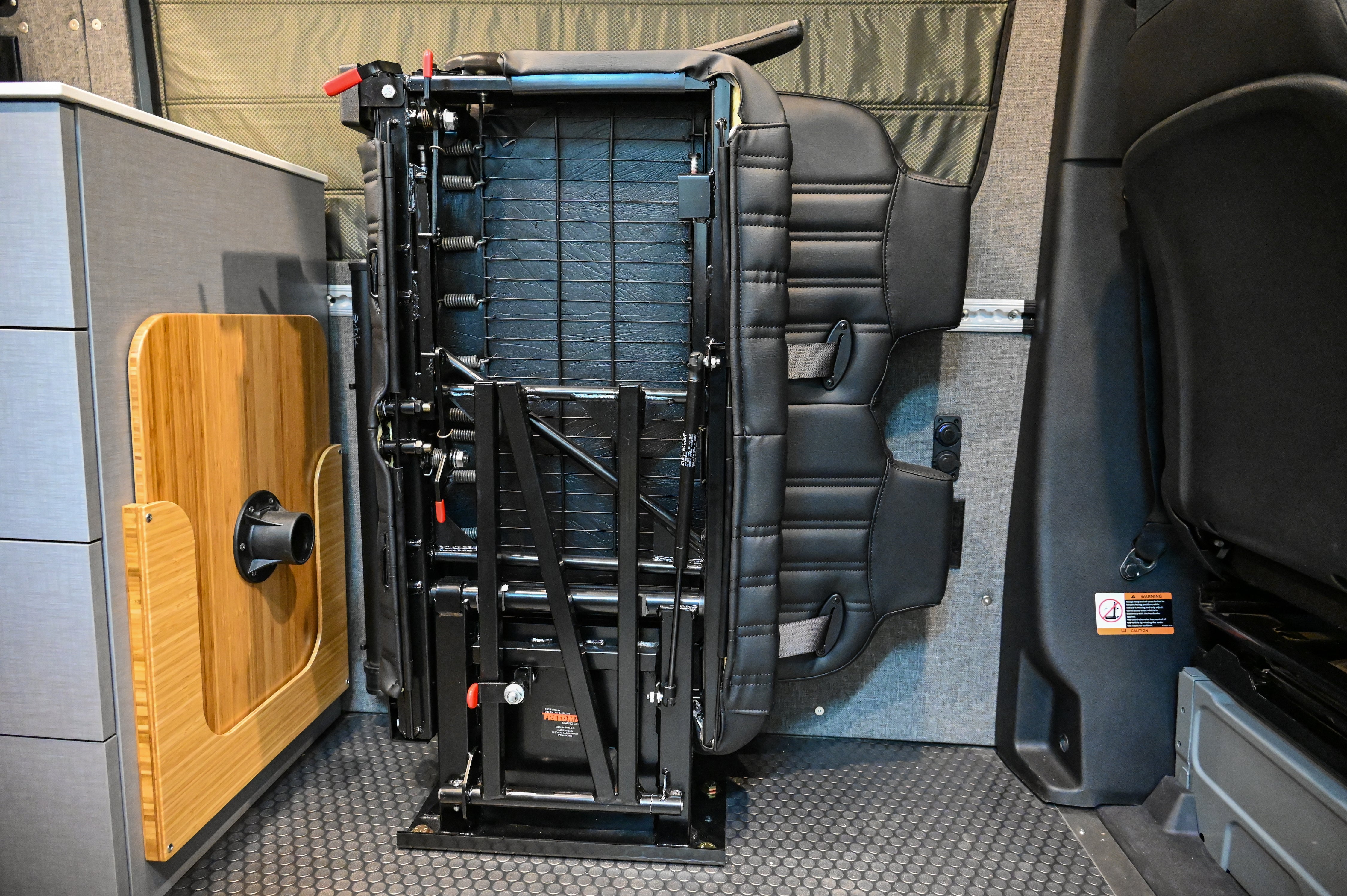 Alpine Van Works Hide N'Go Seat