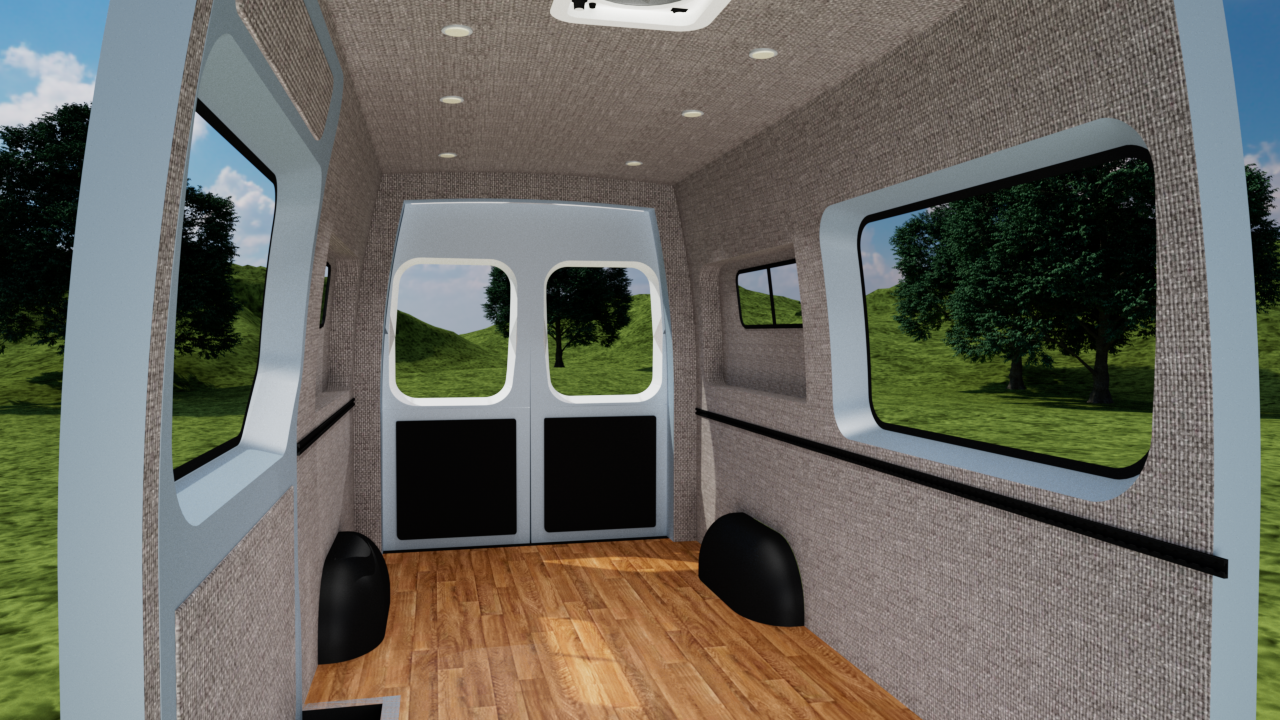 Alpine Van Works Transit 148 Extended Panel Kit - Insulated Finish