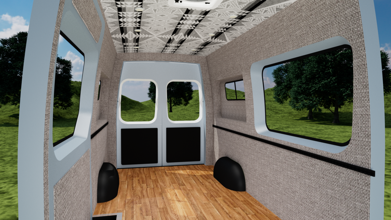 Alpine Van Works Transit 148 Extended Panel Kit - Insulated Finish