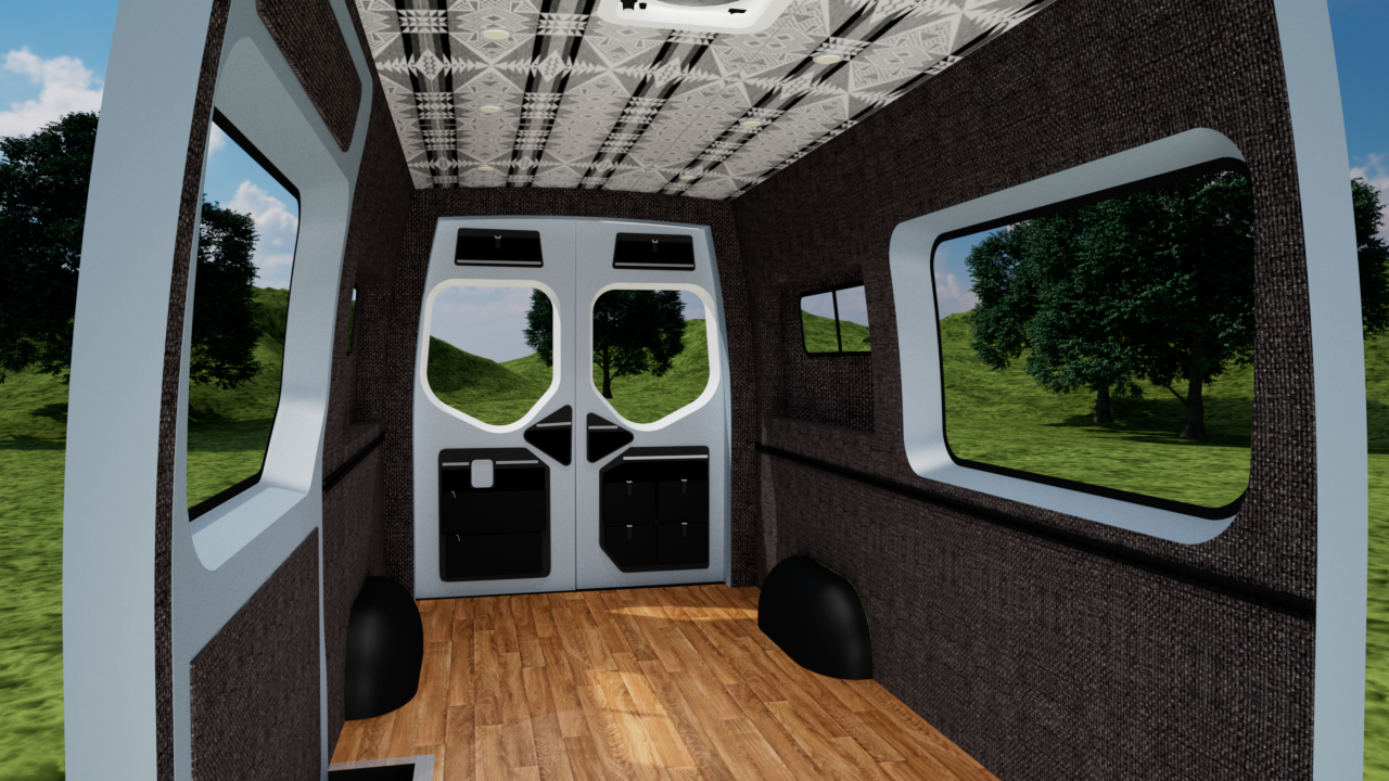 Alpine Van Works Sprinter 144 Low Roof Panel Kit - Insulated Finish