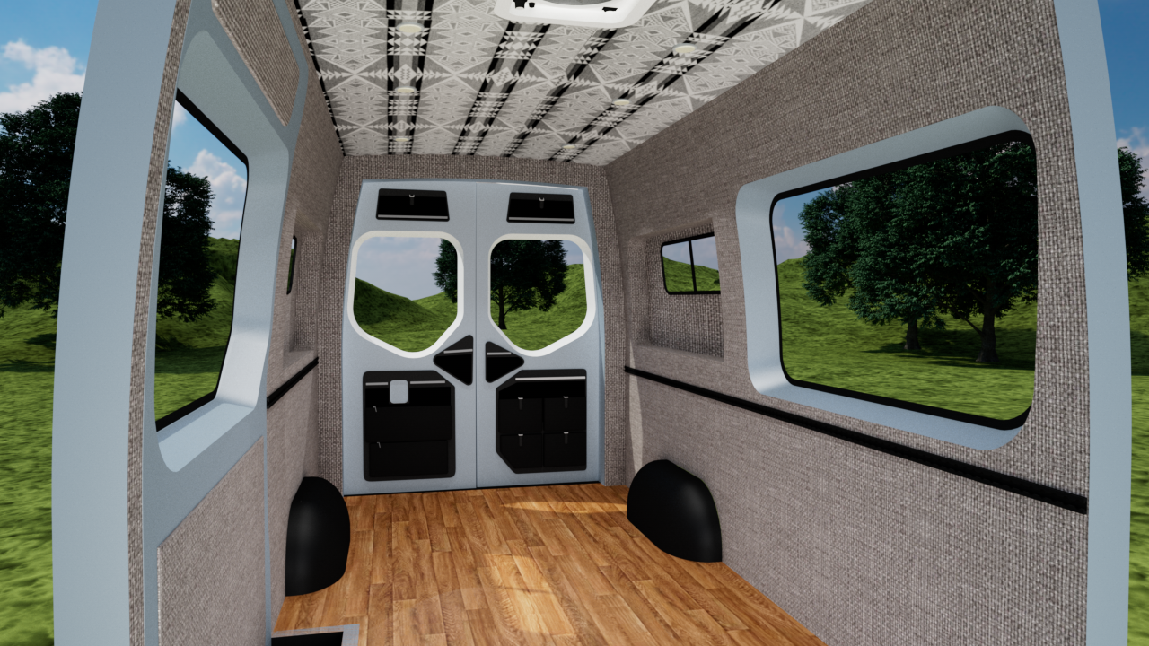 Alpine Van Works Sprinter 144 Low Roof Panel Kit - Insulated Finish