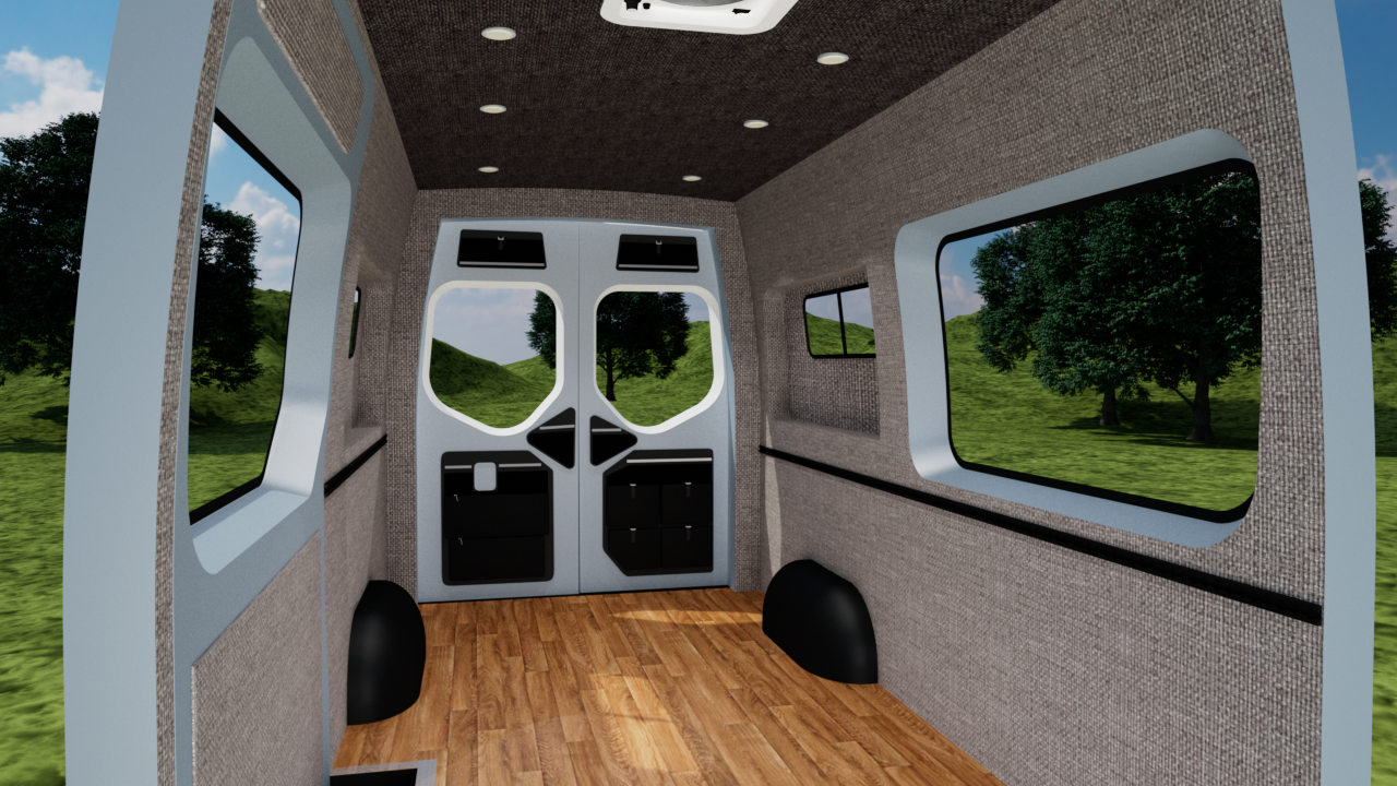 Alpine Van Works Sprinter 144 Low Roof Panel Kit - Insulated Finish