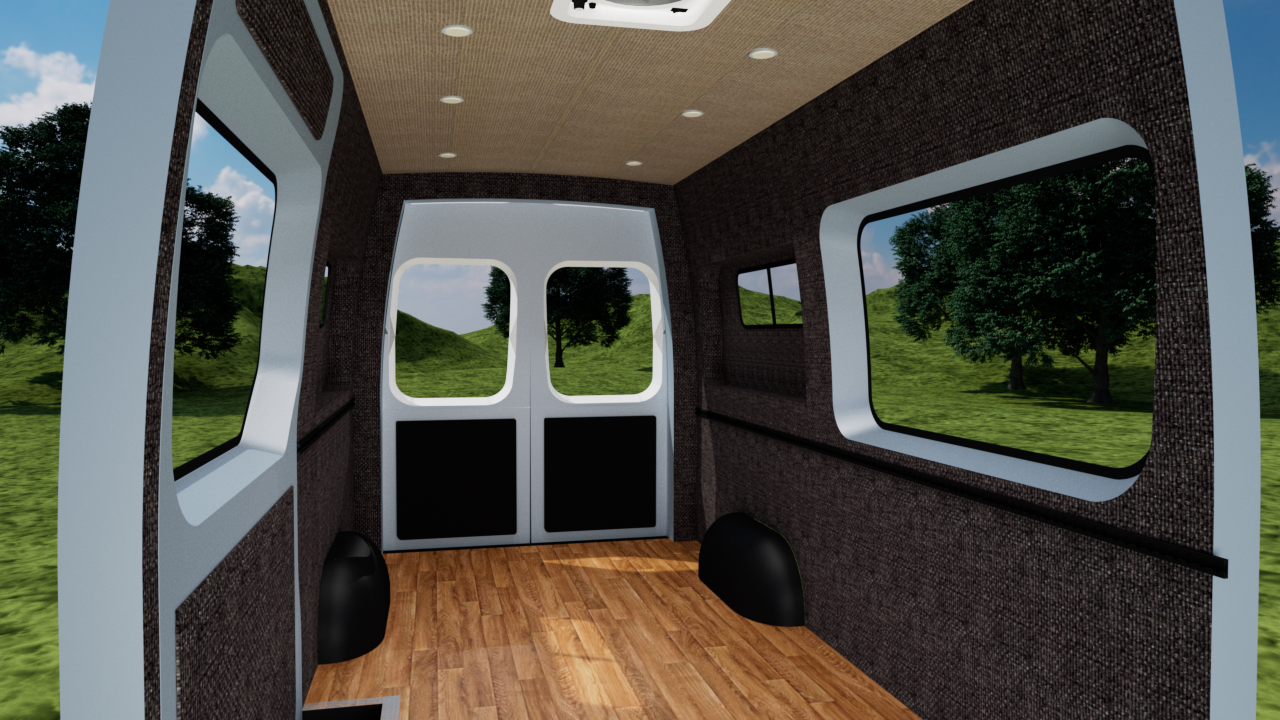 Alpine Van Works Transit 148 Extended Panel Kit - Insulated Finish