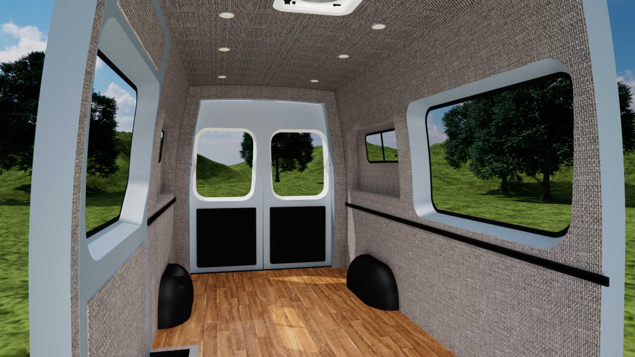 Alpine Van Works Transit 148 Extended Panel Kit - Insulated Finish