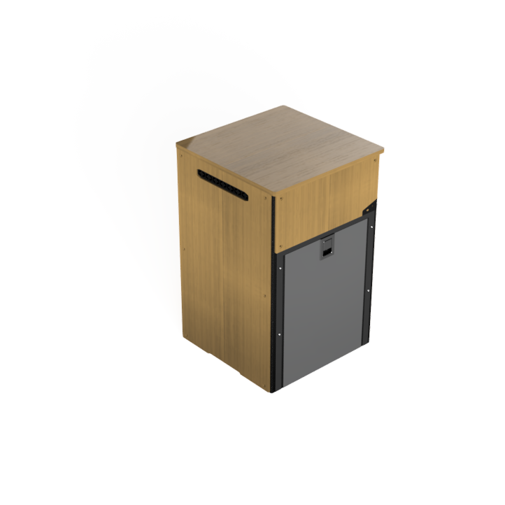 Rigwell Made Grub Fridge Cab - Modular Galley Base