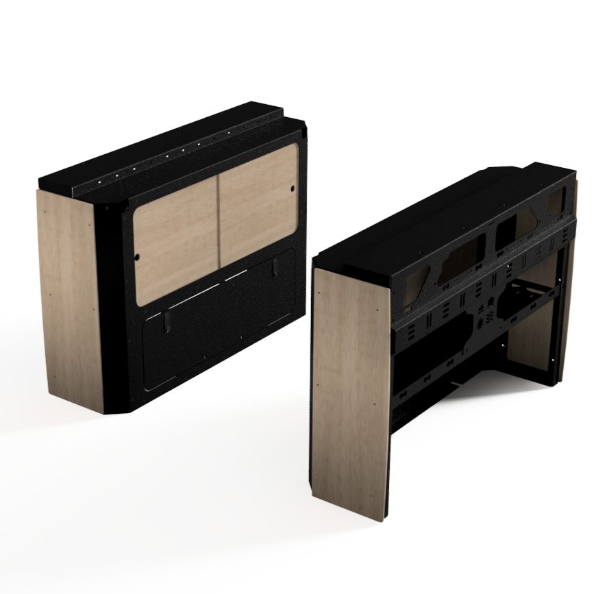 Rigwell Made Van Wheel Well Box Set - Dual Storage Base