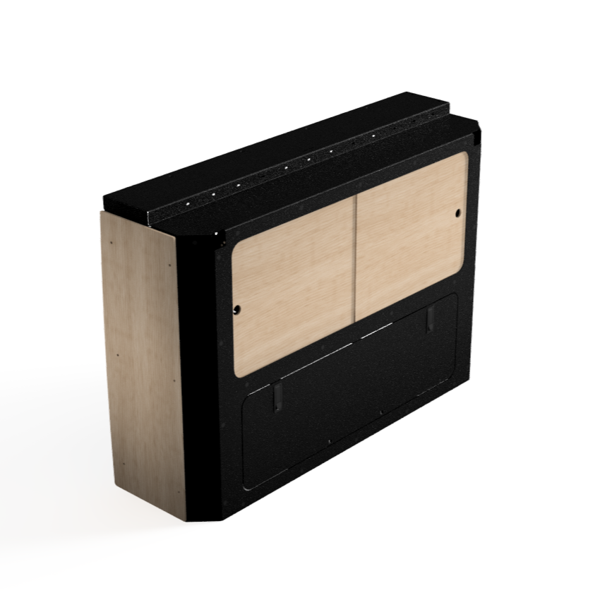 Rigwell Made Van Single Wheel Well Box - Modular Storage Base