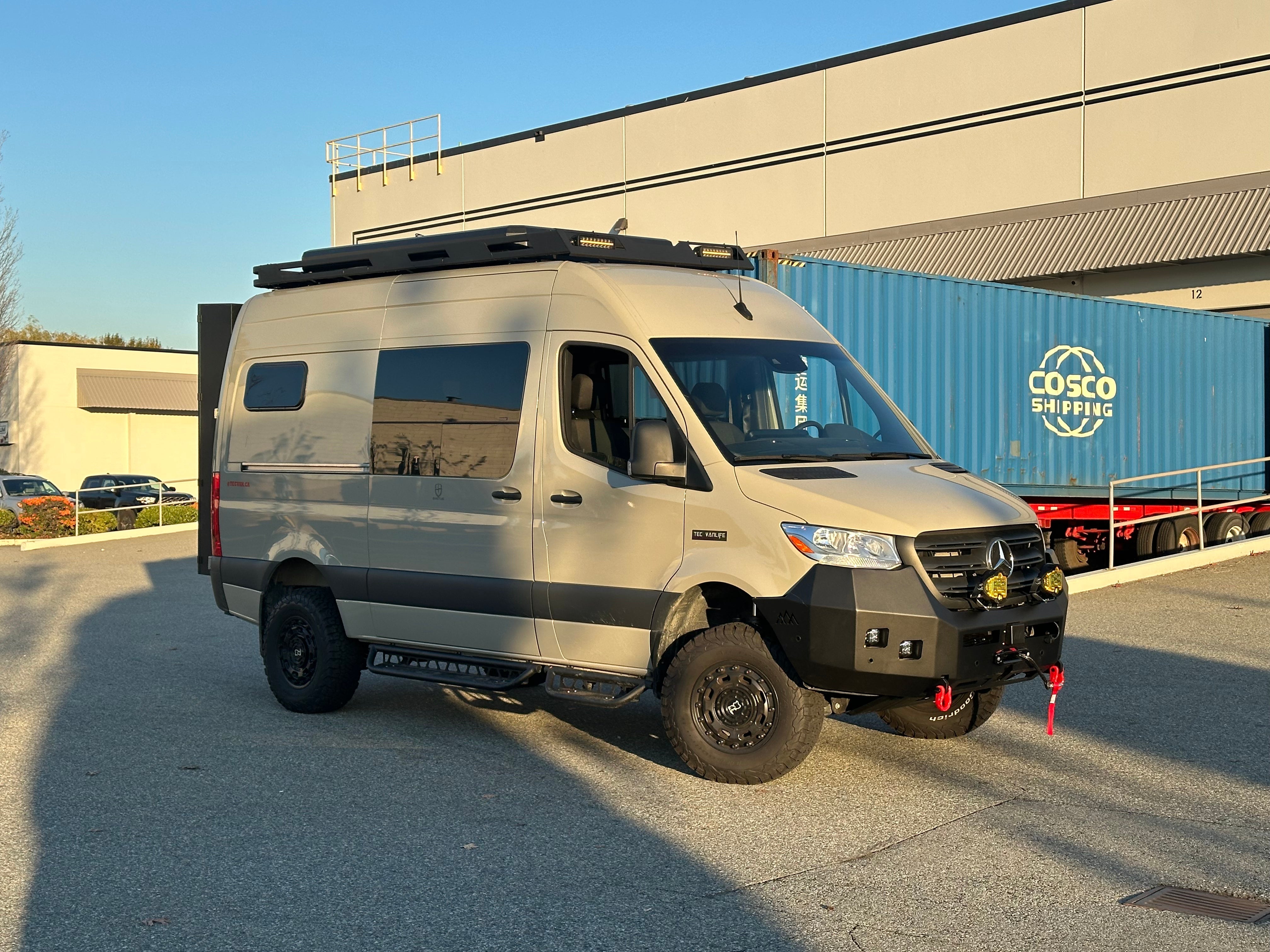 Tec Vanlife Sprinter Running Boards - Modular Drop-Down