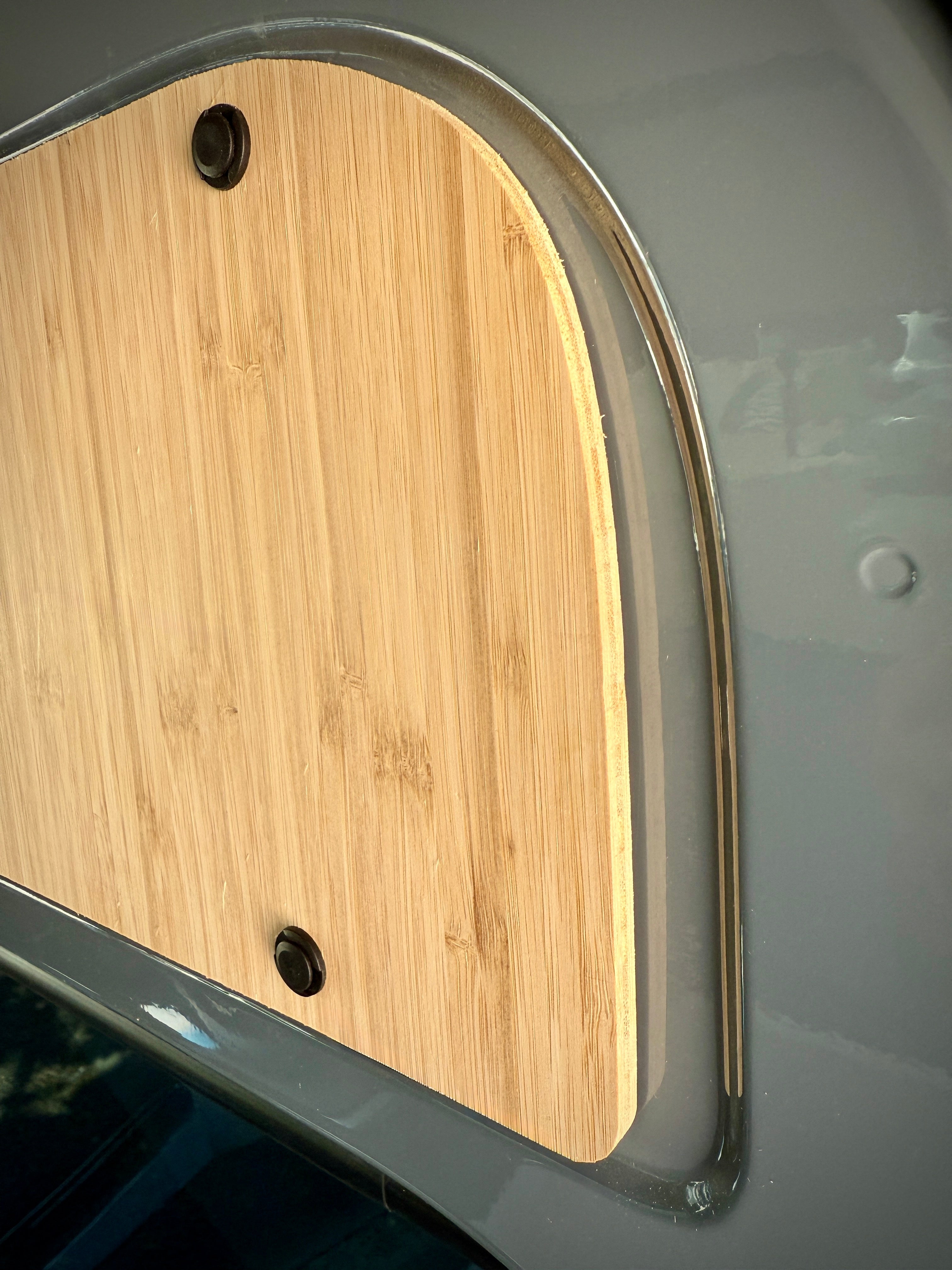 Sandy Vans Sprinter Slider Door Panel (Amber Bamboo)