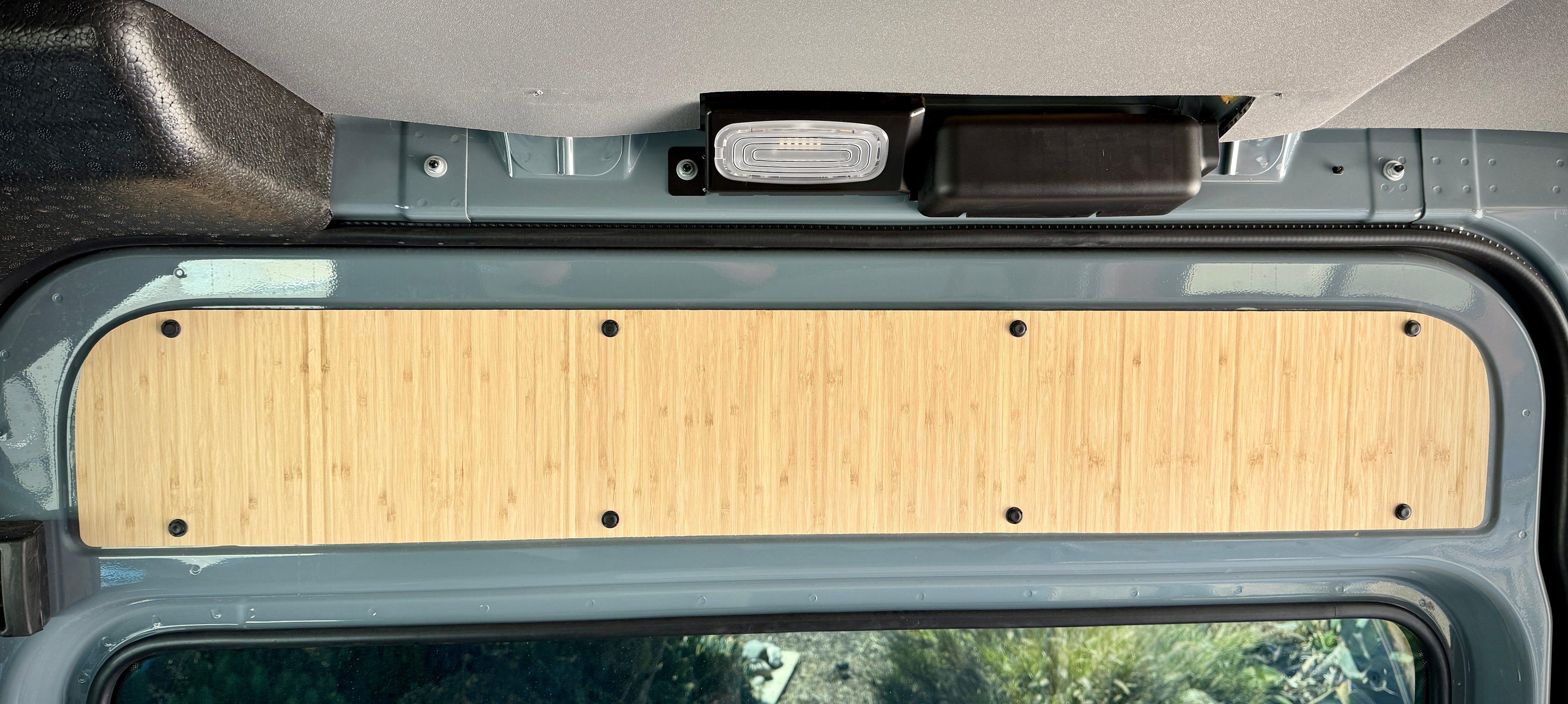 Sandy Vans Sprinter Slider Door Panel (Amber Bamboo)