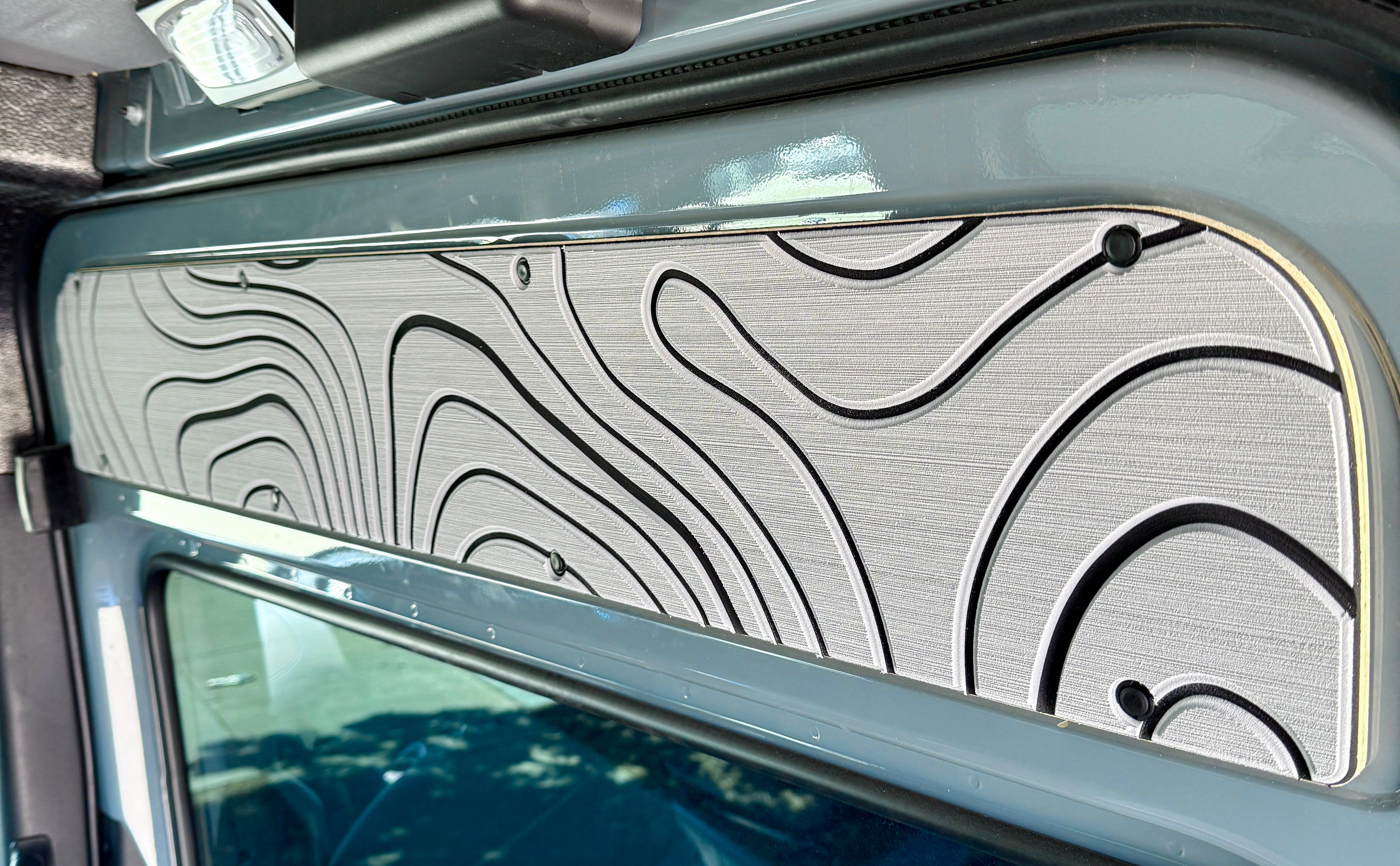Sandy Vans Sprinter Slider Door Panel (Topo Design)