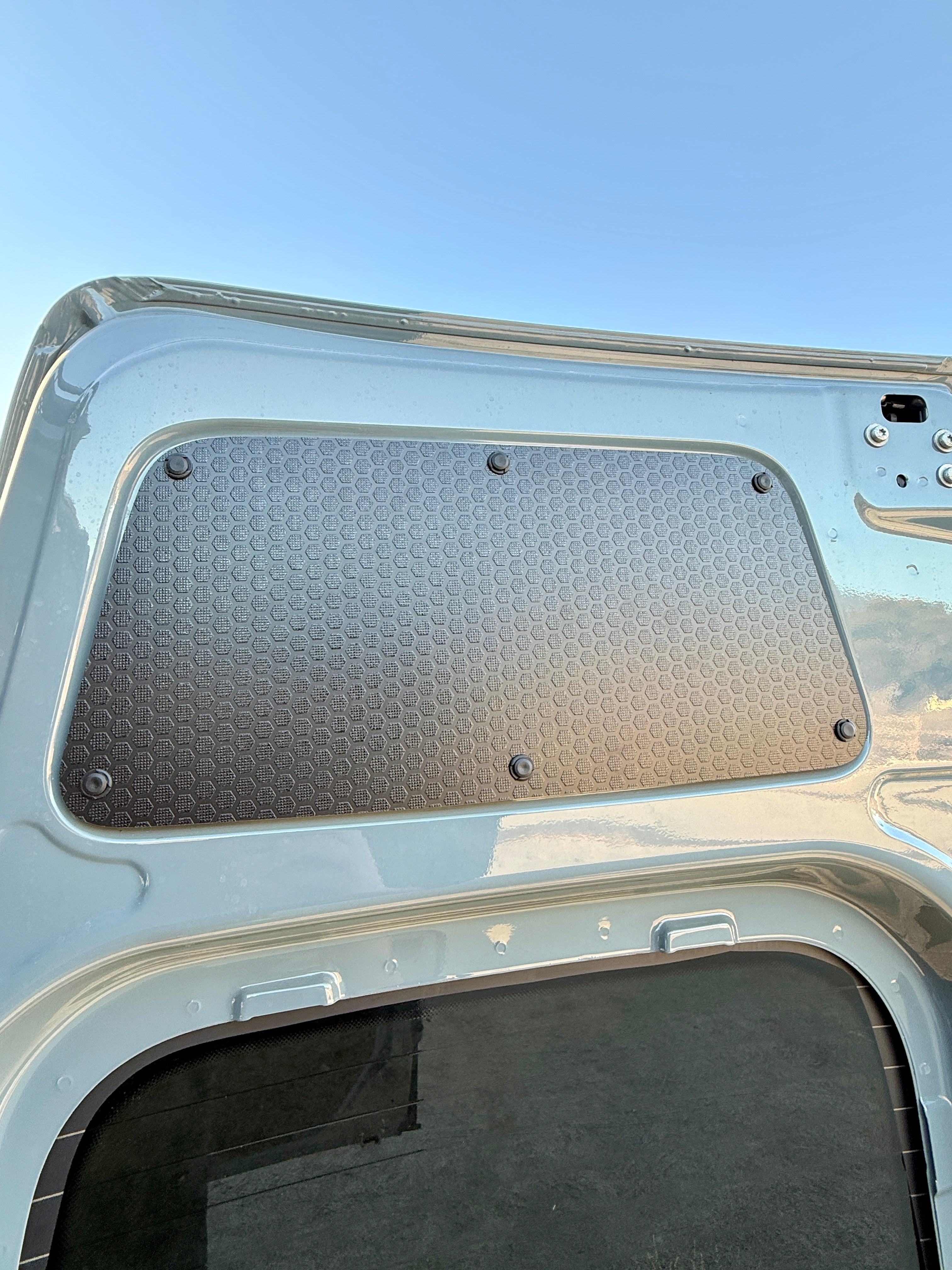 Sandy Vans Sprinter Slider Door Panel (Black-Hex)