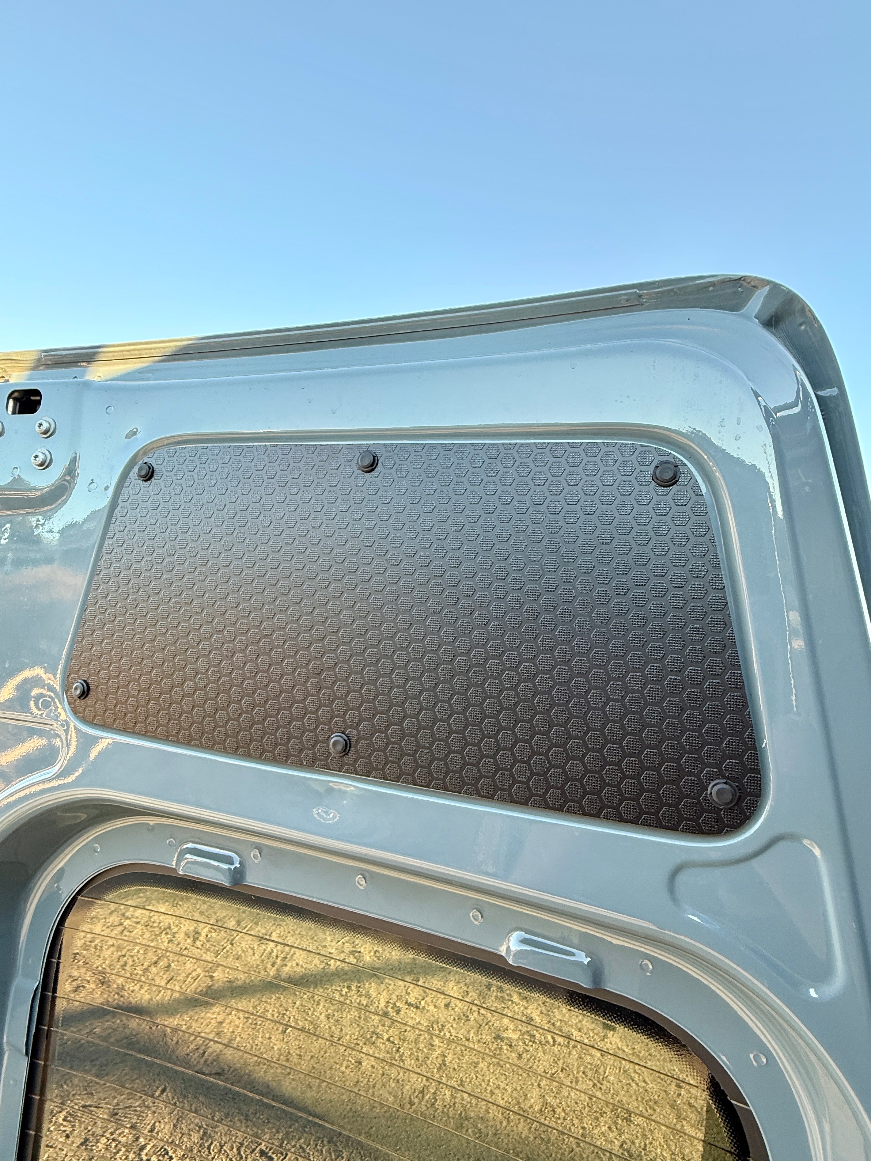 Sandy Vans Sprinter Slider Door Panel (Black-Hex)