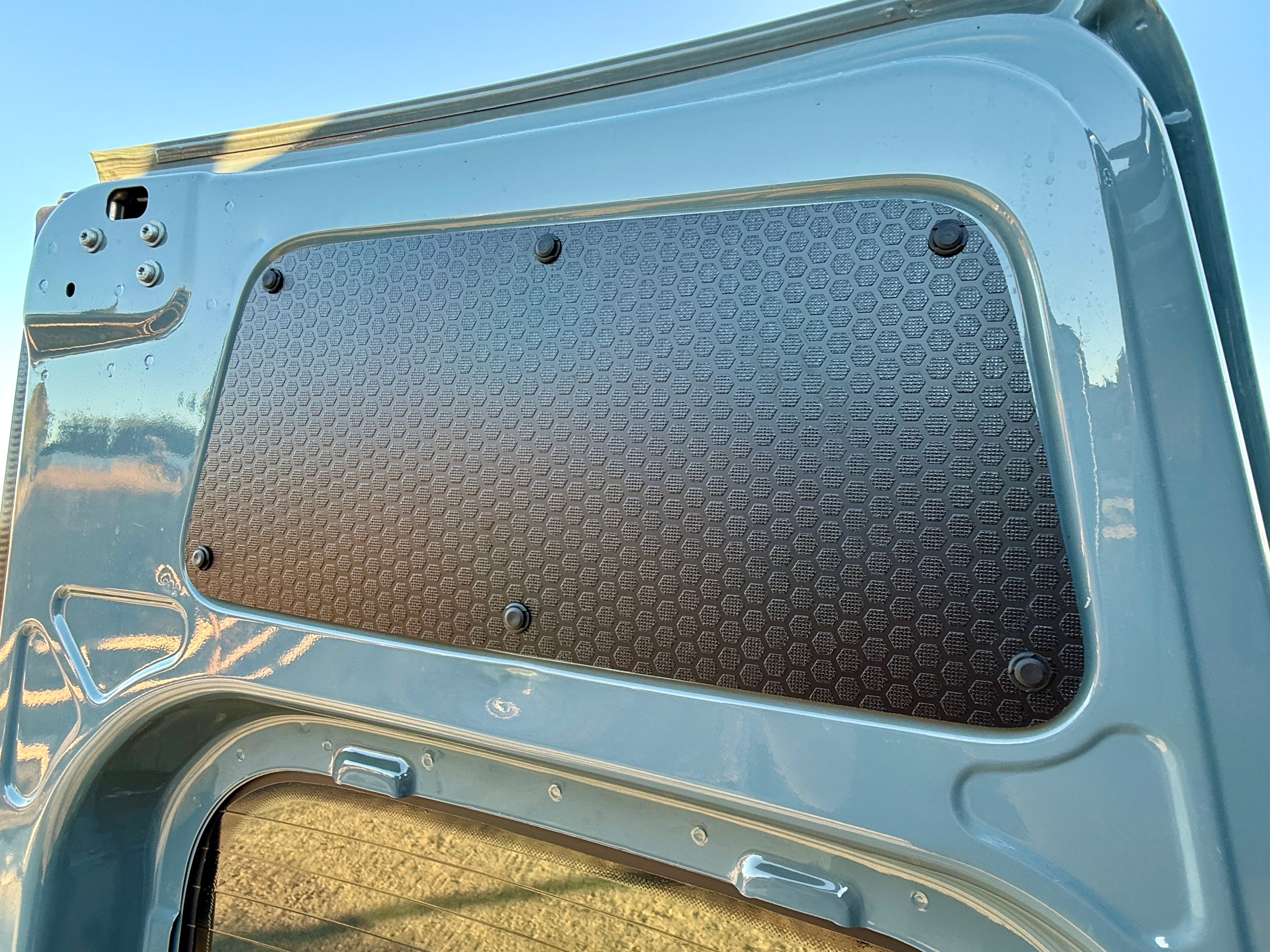 Sandy Vans Sprinter Slider Door Panel (Black-Hex)