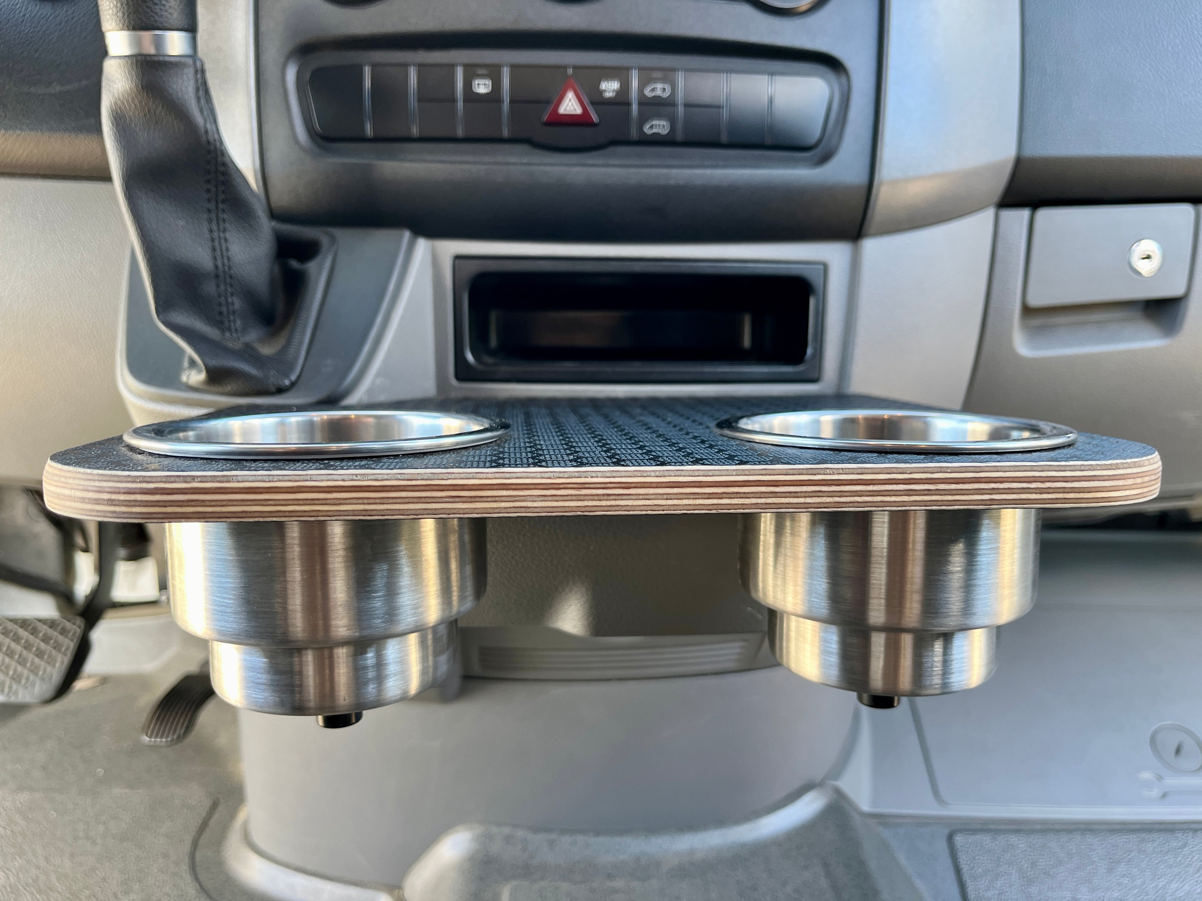 Cactus Creations Sprinter Cupholder Snack Tray-Black Hex (NCV3 2006-2018)