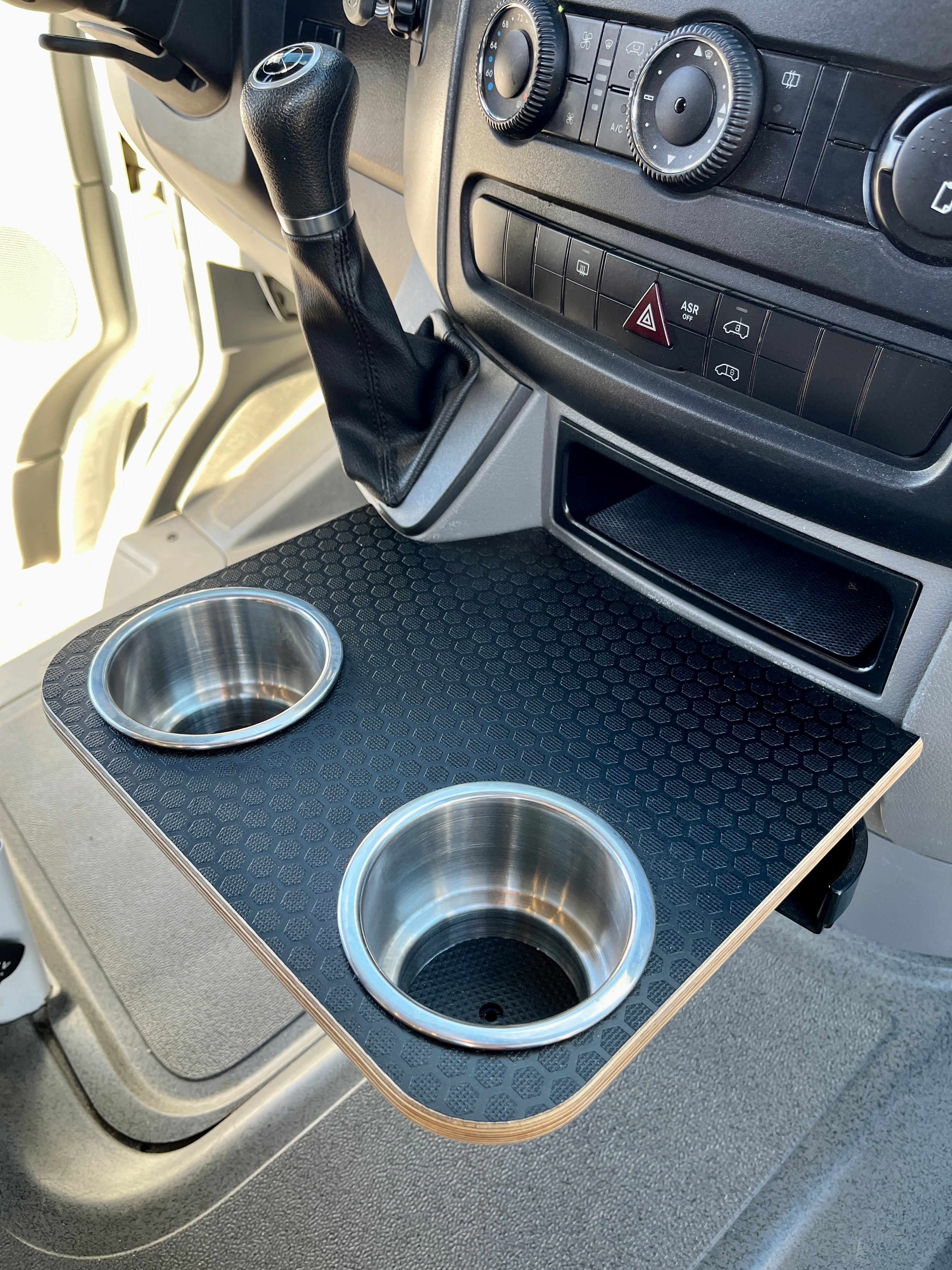 Cactus Creations Sprinter Cupholder Snack Tray-Black Hex (NCV3 2006-2018)